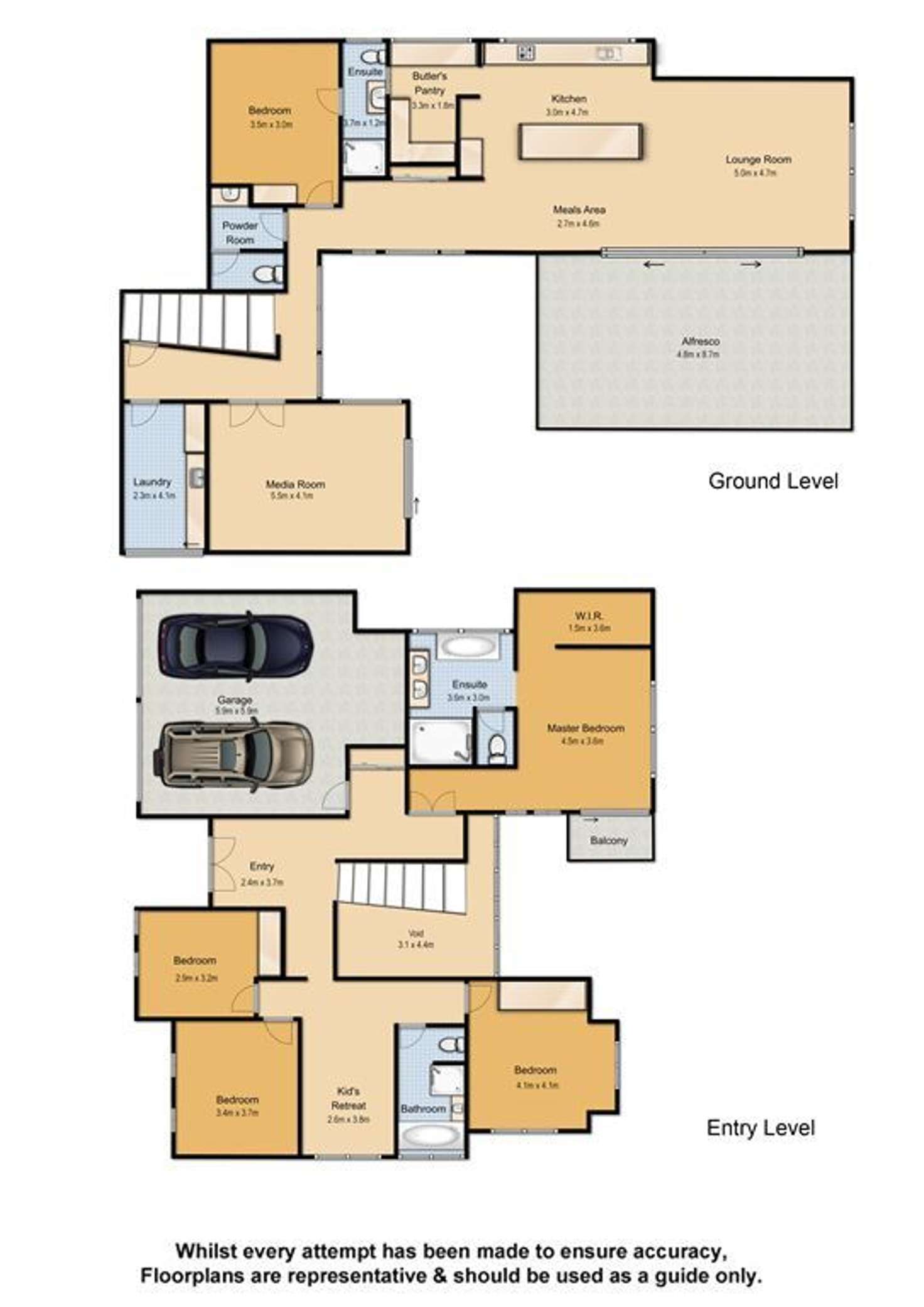 Floorplan of Homely house listing, 31 Vinter Place, The Gap QLD 4061