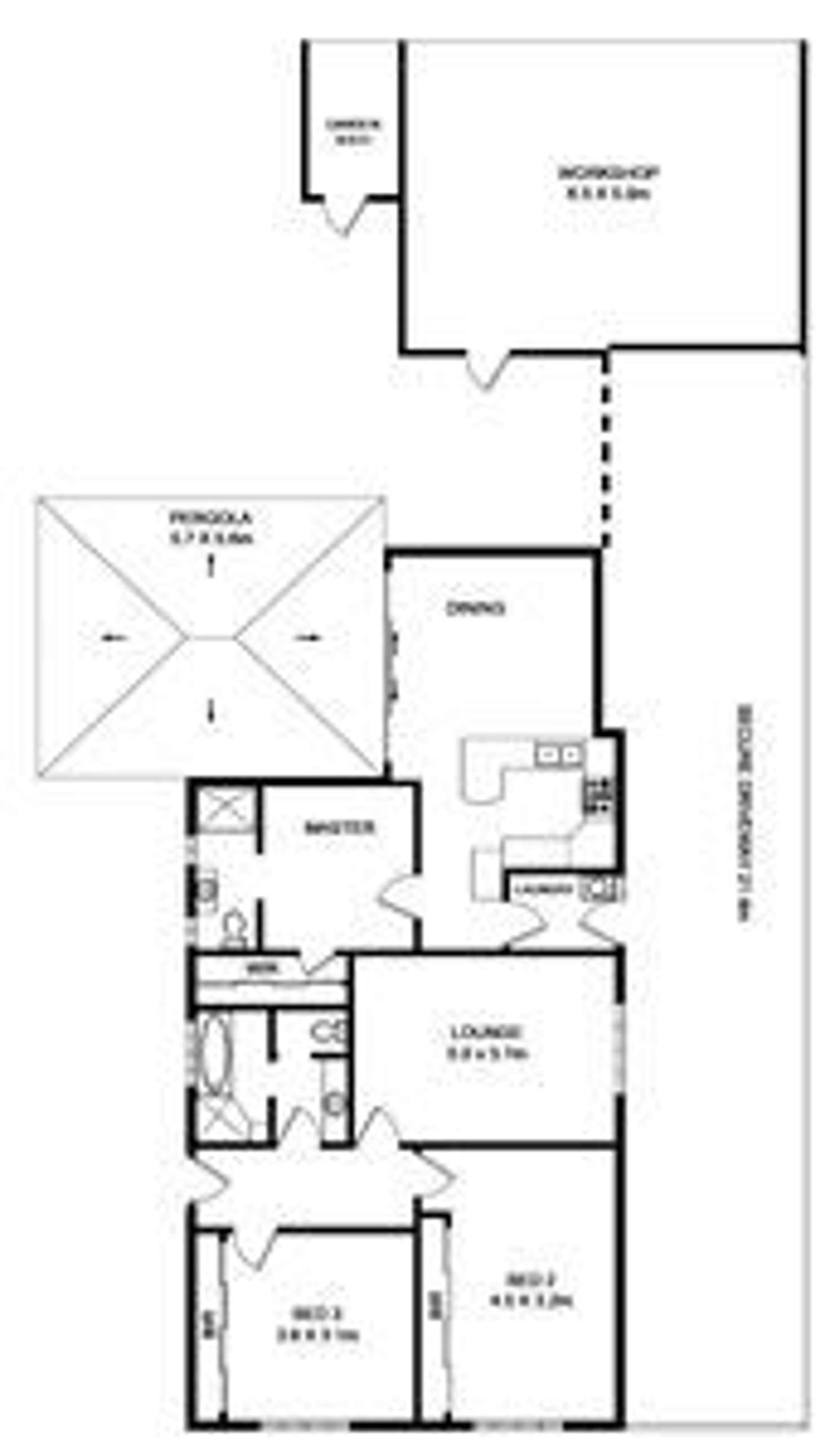 Floorplan of Homely house listing, 7 Monmouth Street, Ridleyton SA 5008