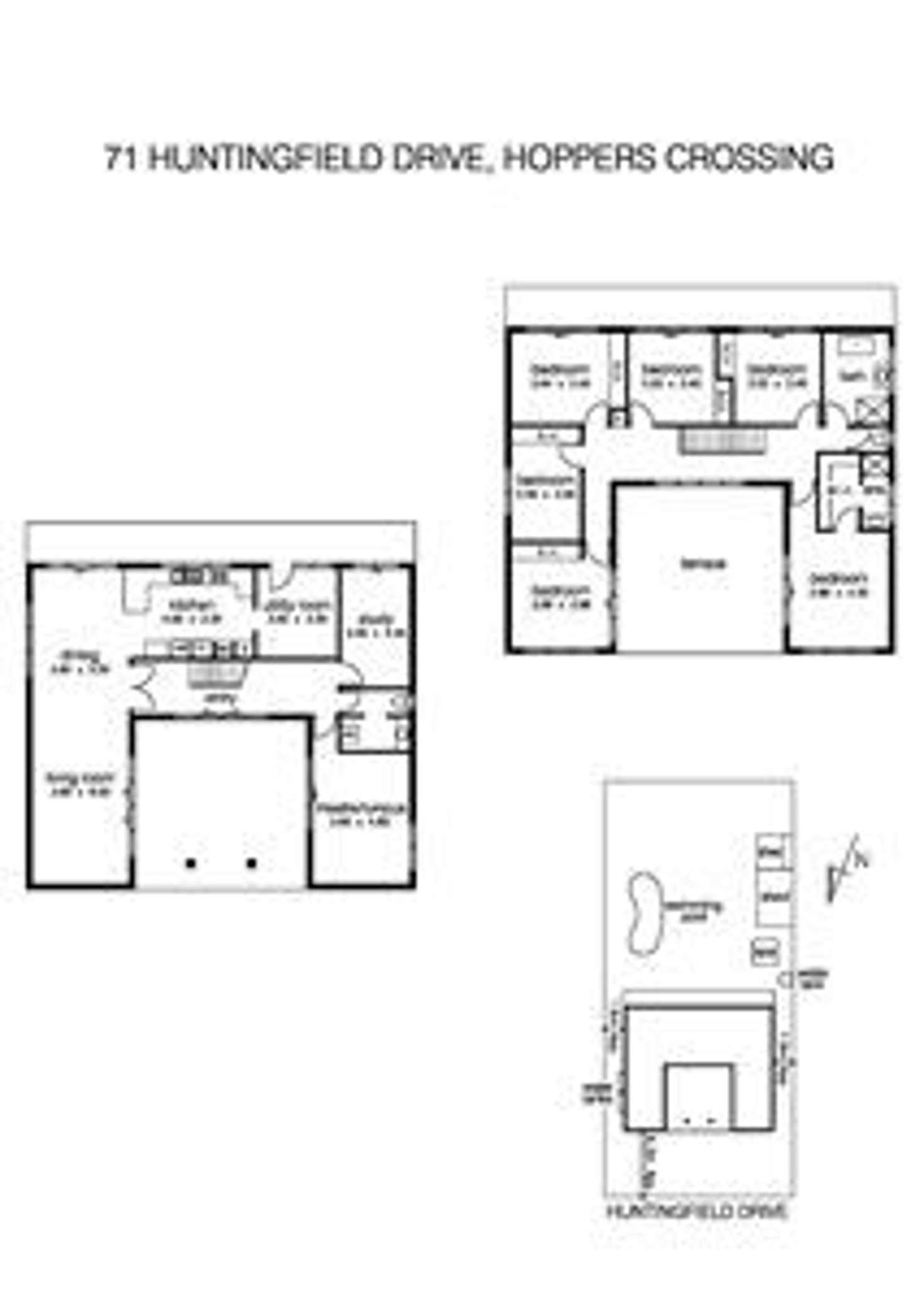 Floorplan of Homely house listing, 71 Huntingfield Drive, Hoppers Crossing VIC 3029