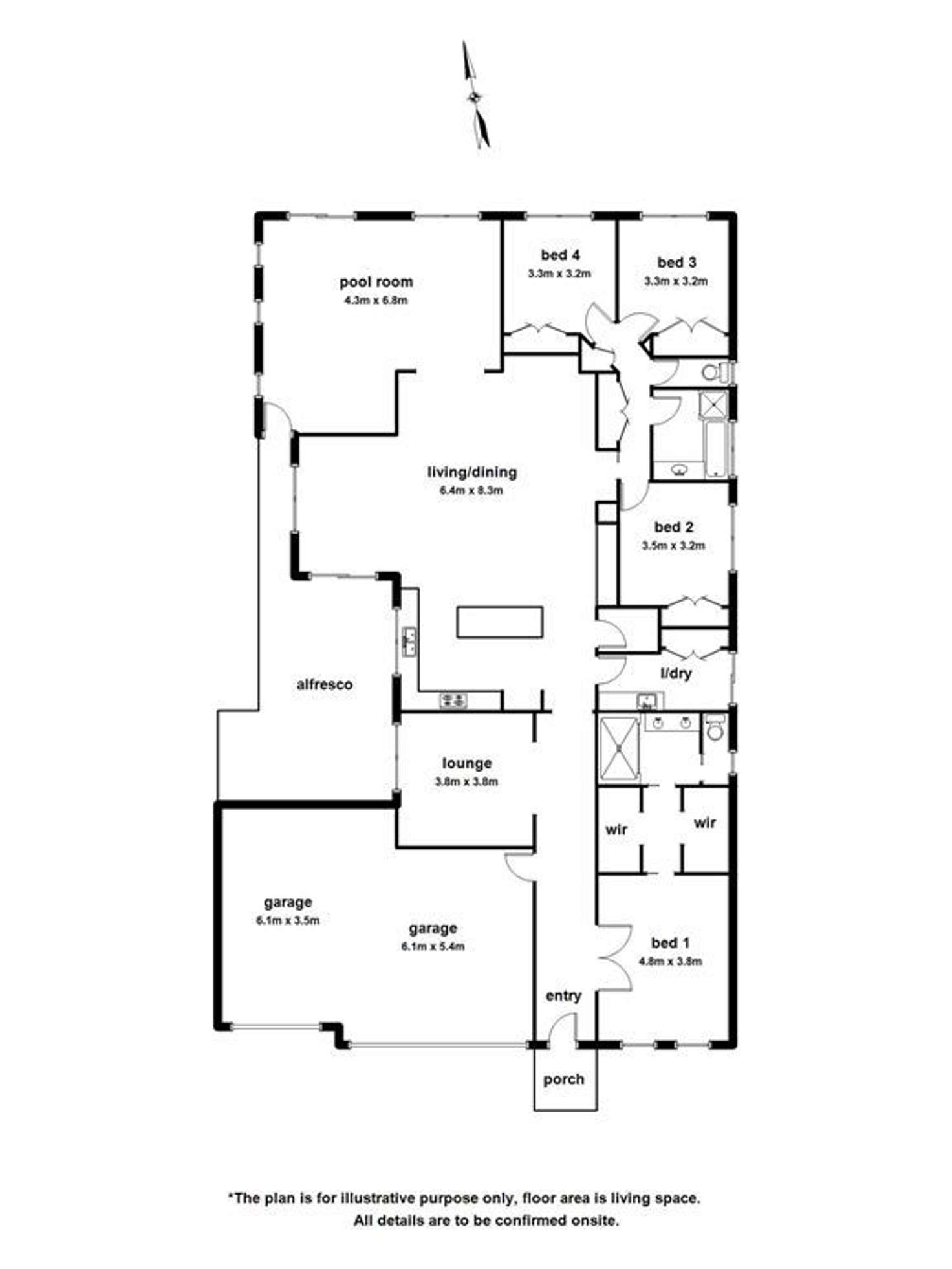 Floorplan of Homely house listing, 53 Cambridge Drive, Berwick VIC 3806