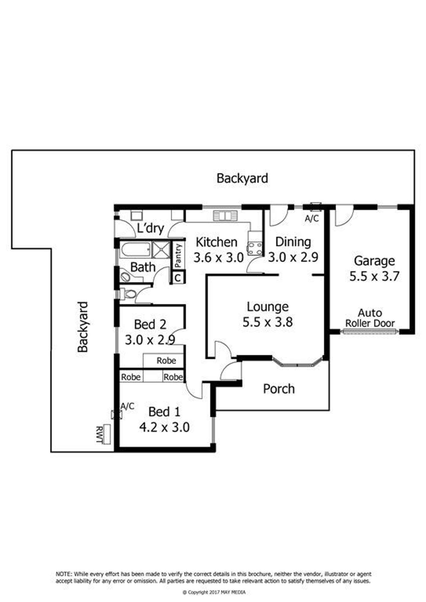 Floorplan of Homely unit listing, 4/21 Myall Avenue, Kensington Gardens SA 5068