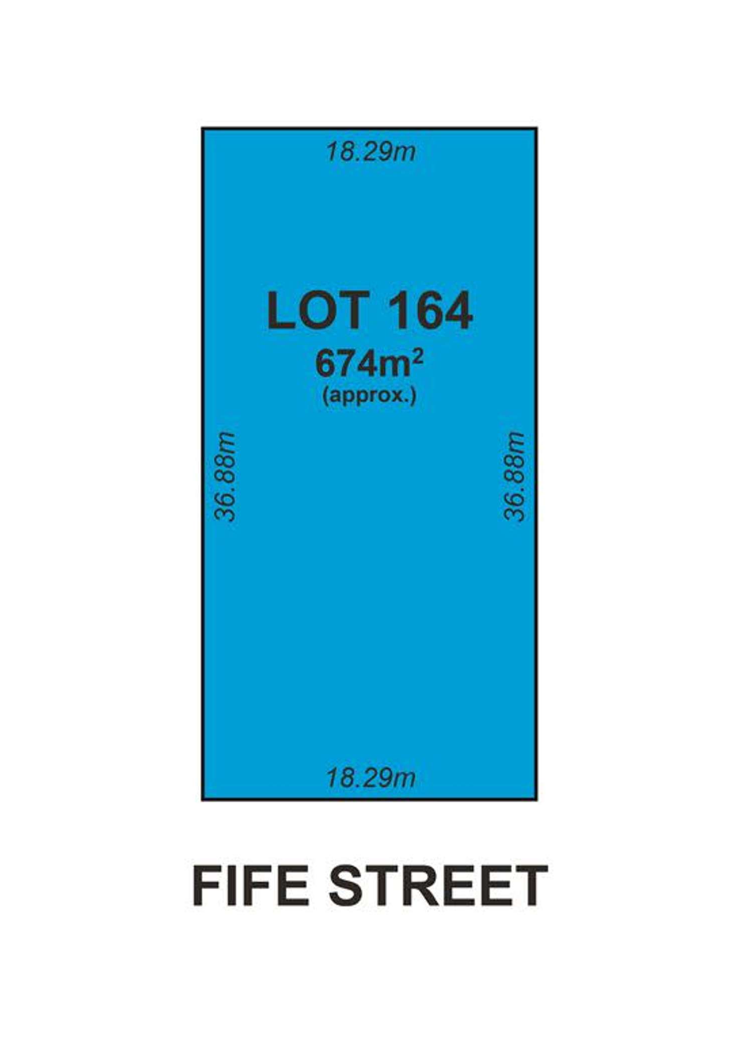 Floorplan of Homely residentialLand listing, 13 Fife Street, Angaston SA 5353