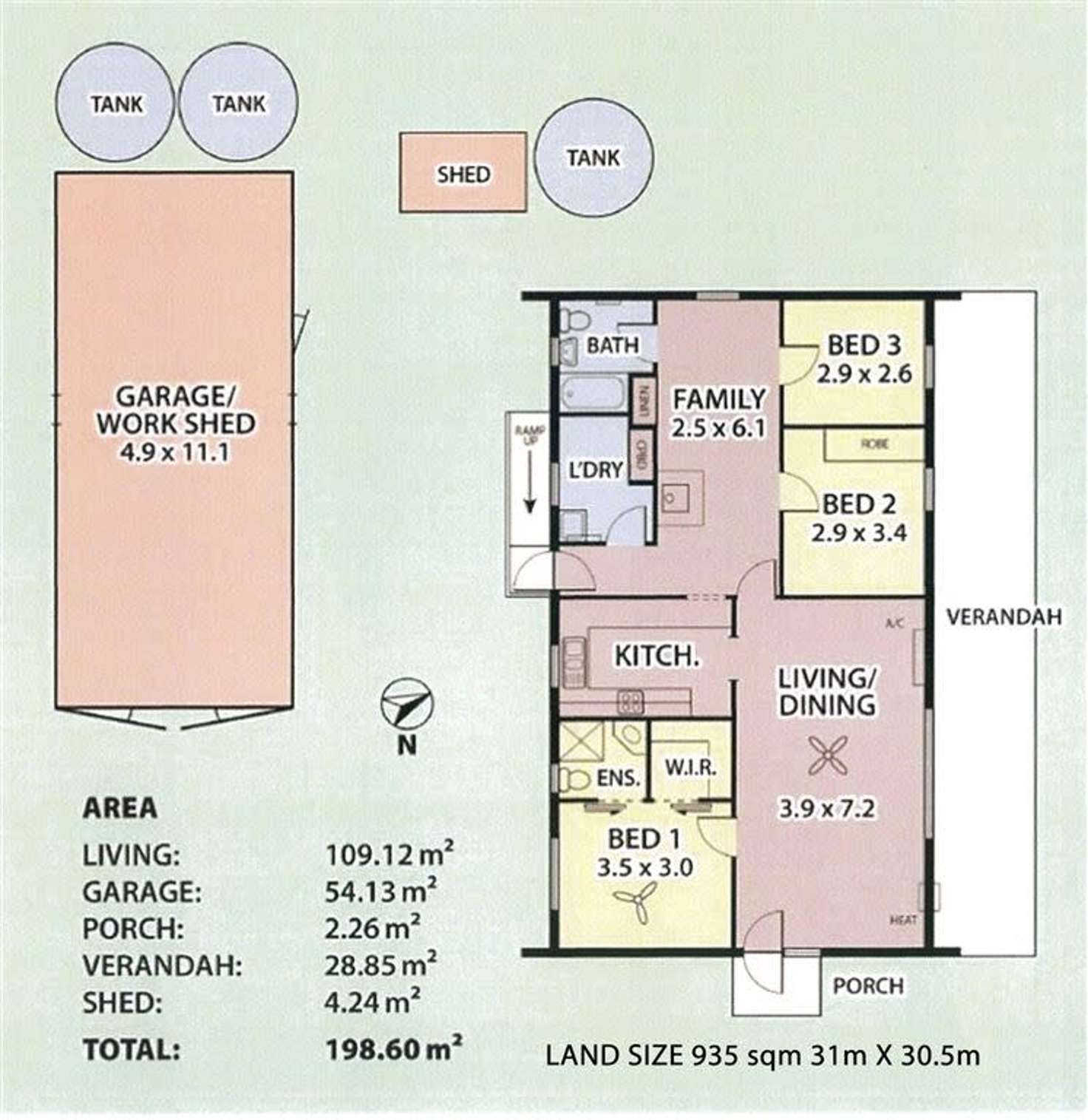 Floorplan of Homely house listing, 60 Victoria Road, Mount Barker SA 5251