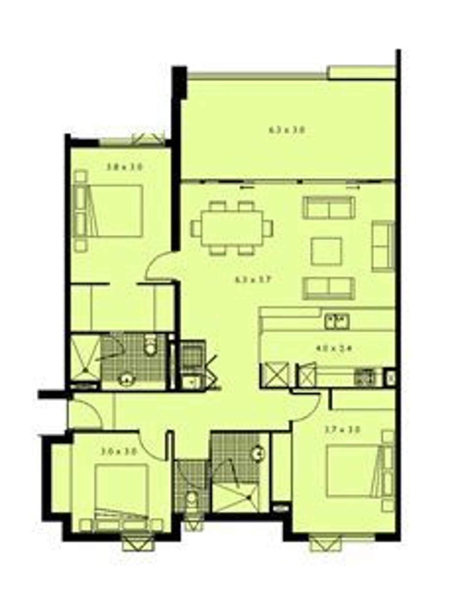 Floorplan of Homely apartment listing, 58/43 Love Street, Bulimba QLD 4171