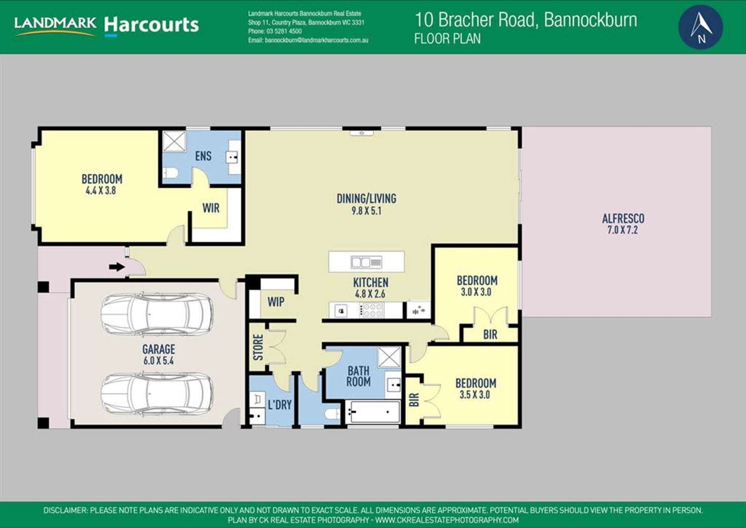 Floorplan of Homely house listing, 10 Bracher Road, Bannockburn VIC 3331