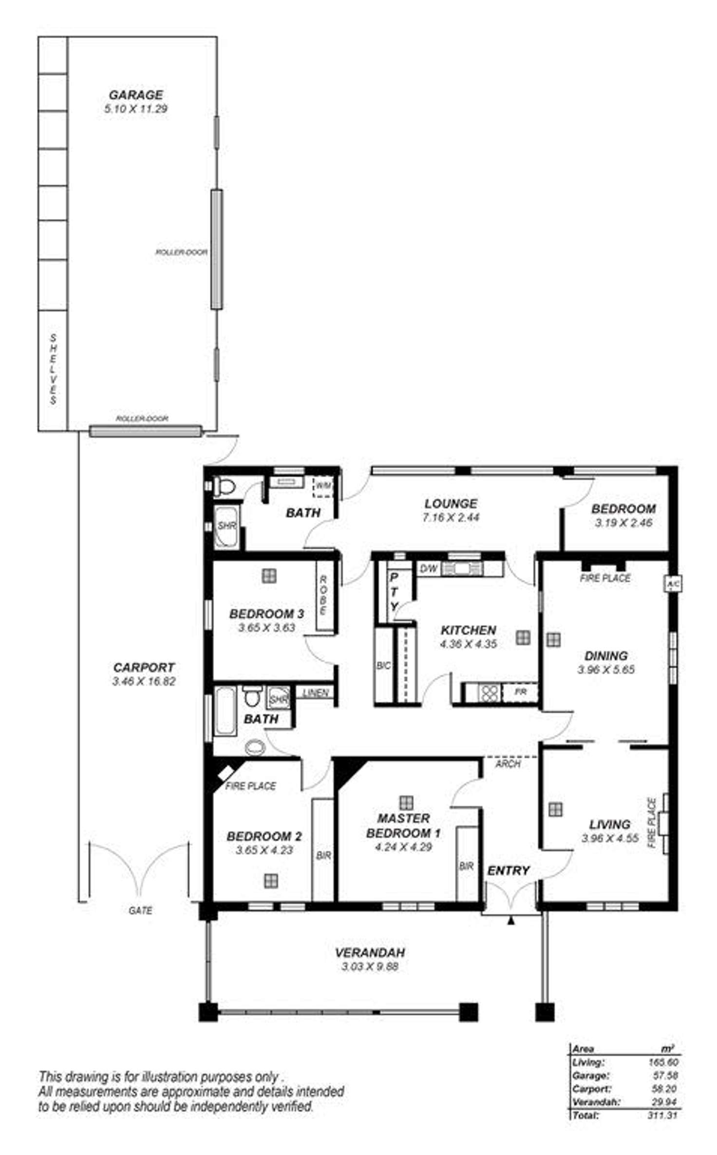 Floorplan of Homely house listing, 1 Eynesbury Avenue, Kingswood SA 5062