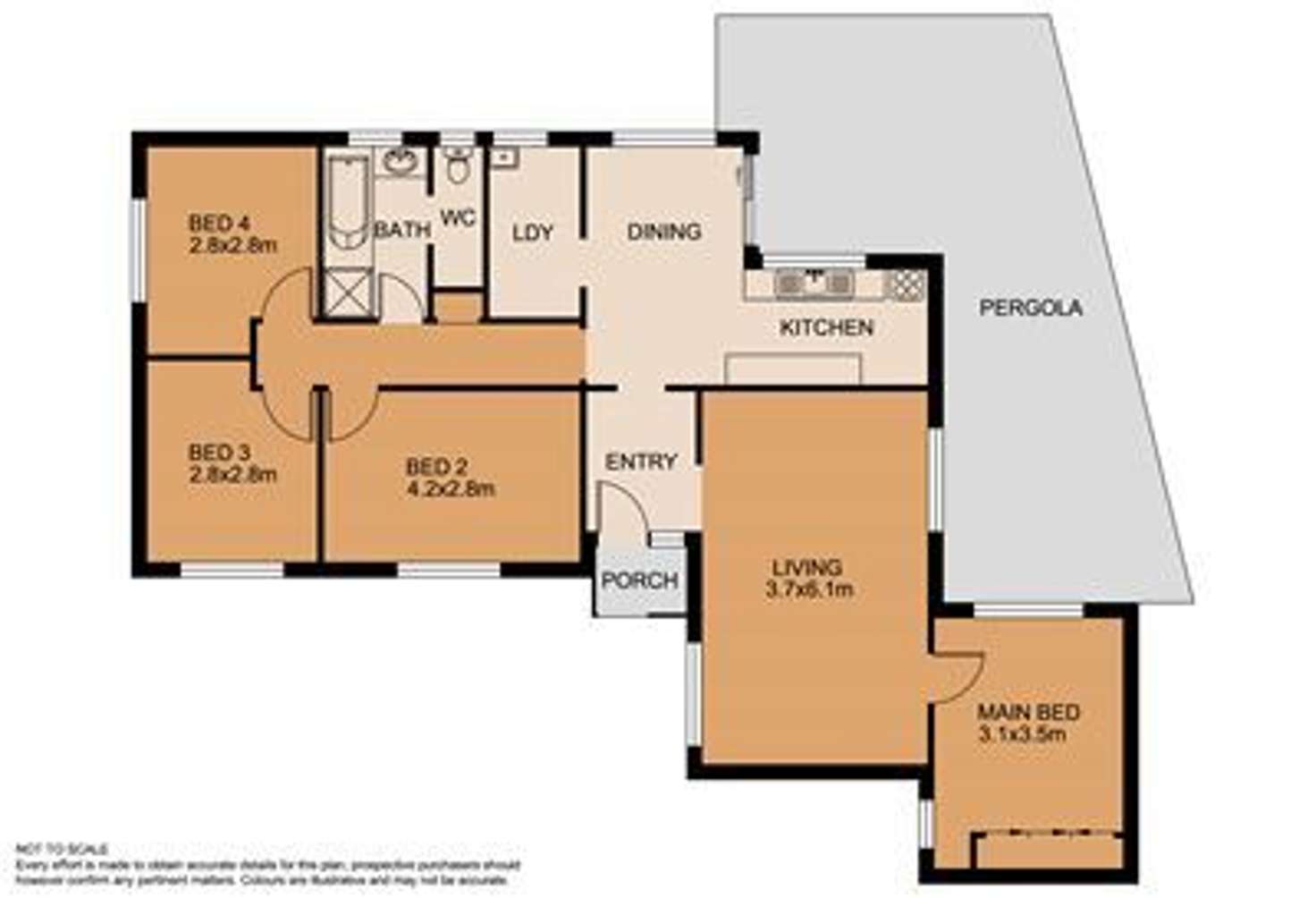 Floorplan of Homely house listing, 116 Monterey Blvd, Frankston North VIC 3200