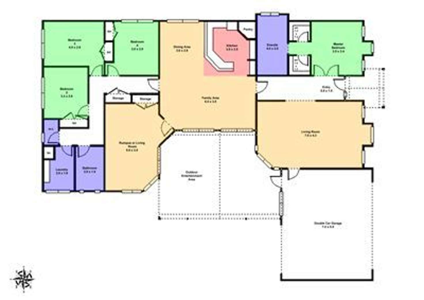 Floorplan of Homely house listing, 8 St Chesters Avenue, Lake Gardens VIC 3355