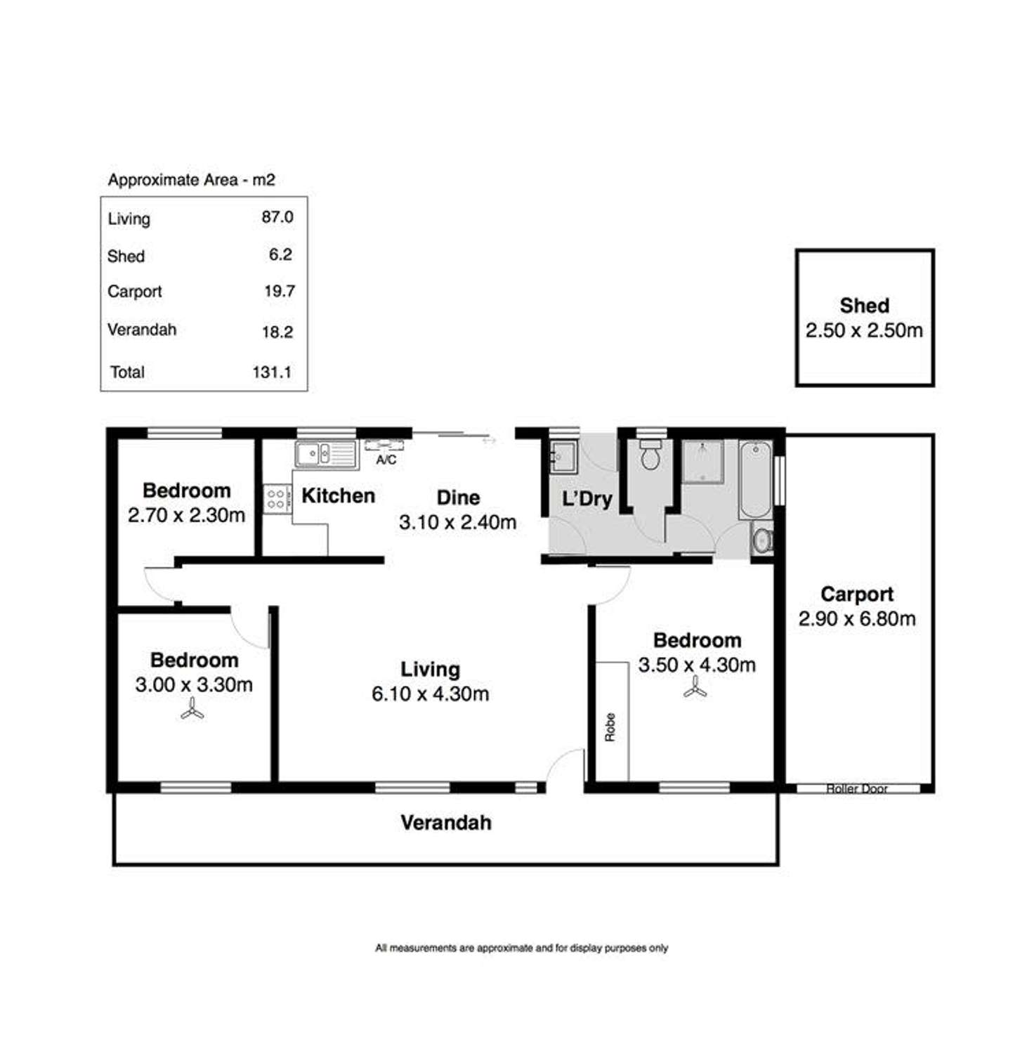 Floorplan of Homely unit listing, 2/8 Springs Road, Mount Barker SA 5251