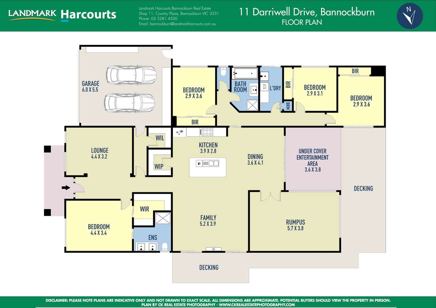 Floorplan of Homely house listing, 11 Darriwell Drive, Bannockburn VIC 3331