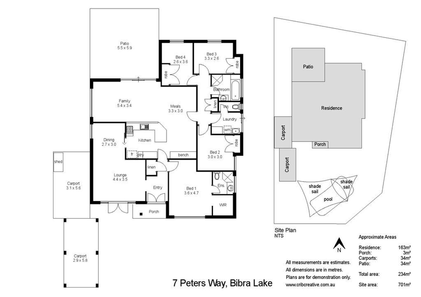 Floorplan of Homely house listing, 7 Peters Way, Bibra Lake WA 6163