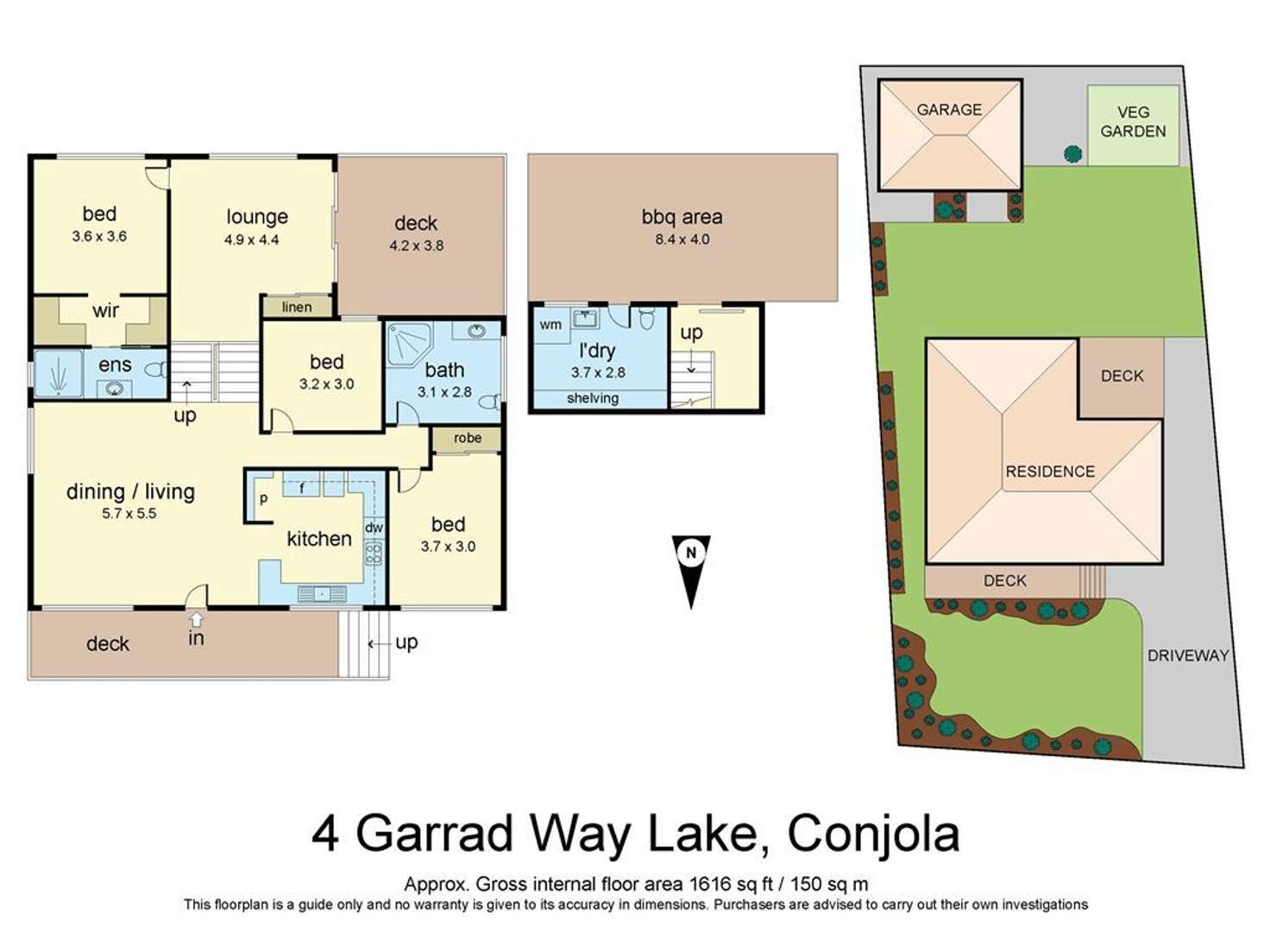 Floorplan of Homely house listing, 4 Garrad Way, Lake Conjola NSW 2539