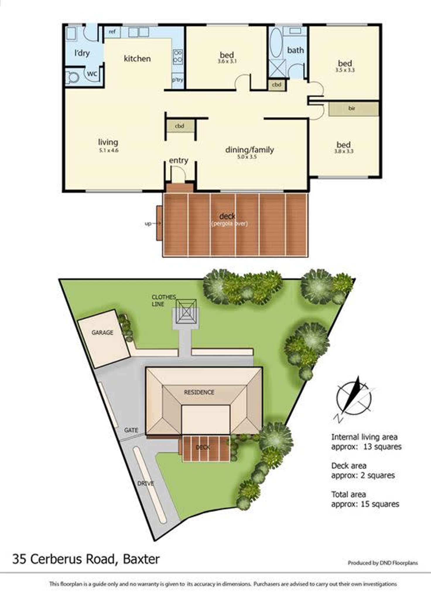 Floorplan of Homely house listing, 35 Cerberus Rd, Baxter VIC 3911