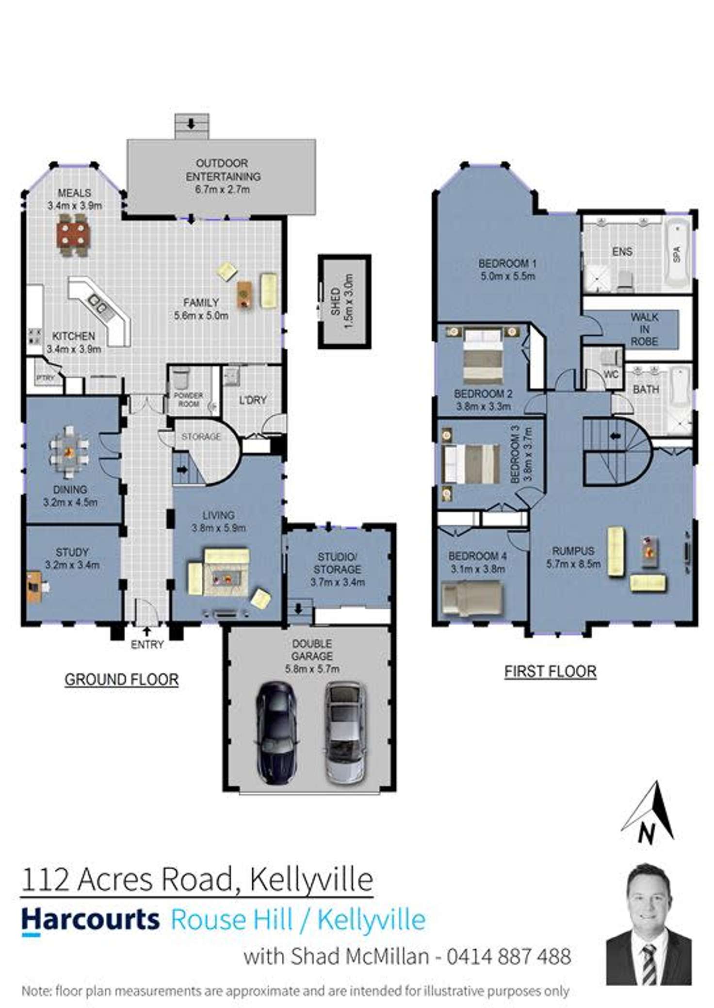 Floorplan of Homely house listing, 112 Acres Road, Kellyville NSW 2155