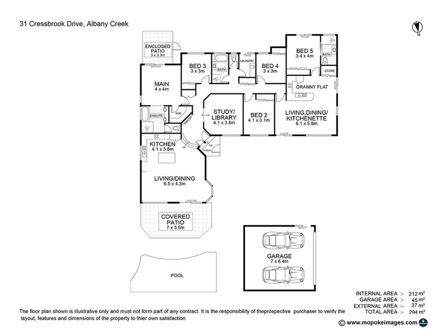 Floorplan of Homely house listing, 31 Cressbrook Drive, Albany Creek QLD 4035