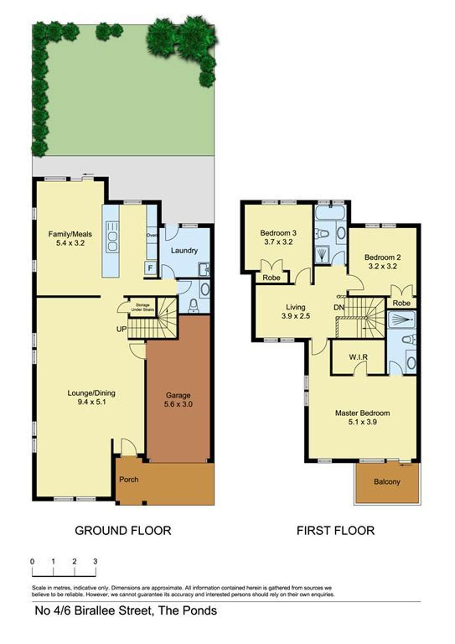 Floorplan of Homely house listing, 4/6 Birallee Street, The Ponds NSW 2769