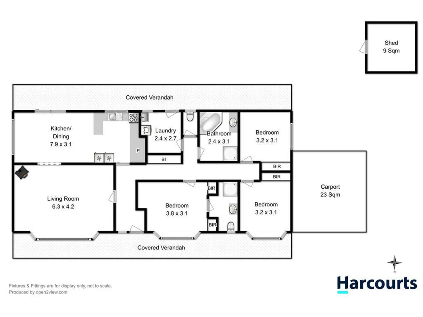 Floorplan of Homely house listing, 4 Horfield Court, Bagdad TAS 7030