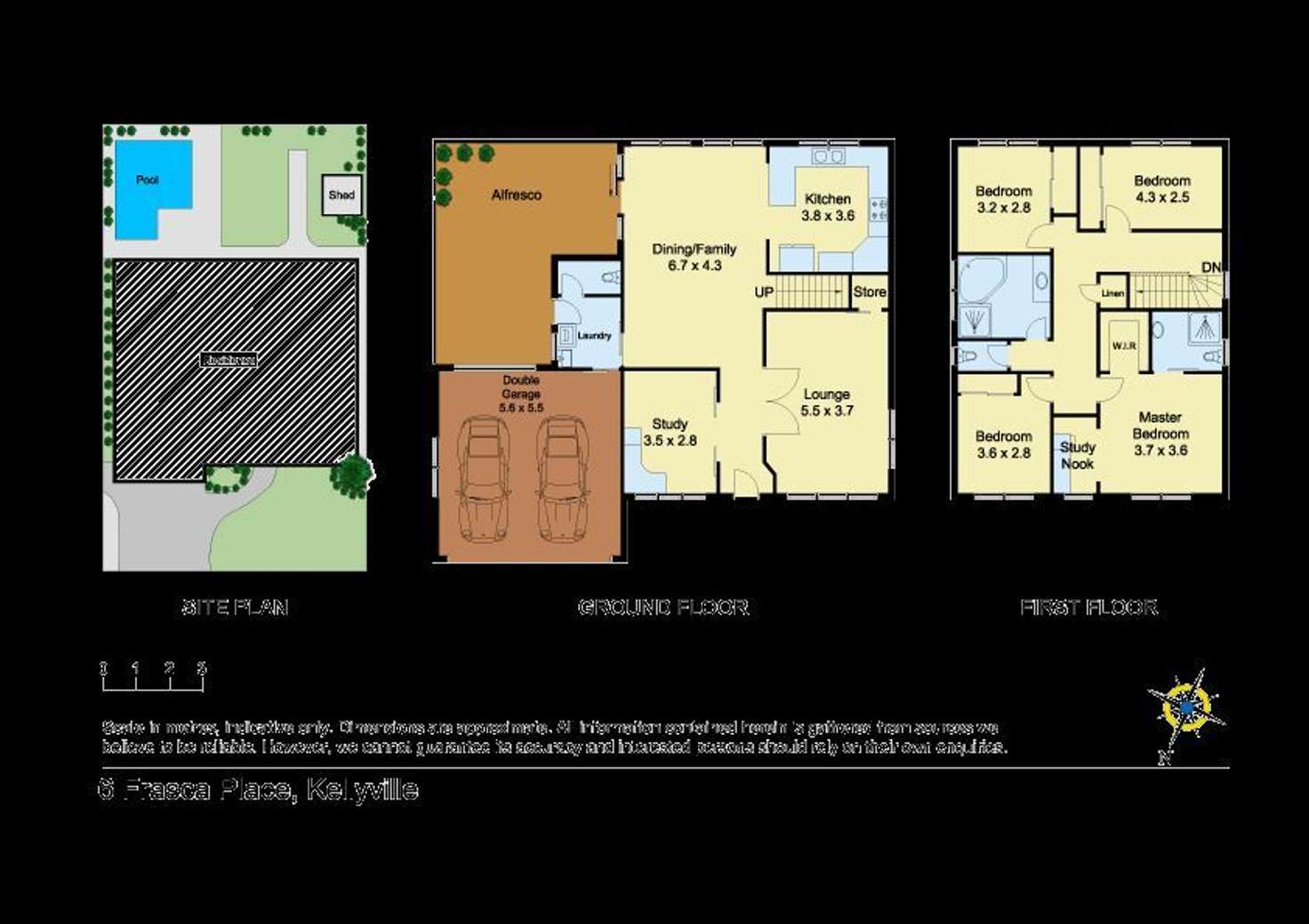 Floorplan of Homely house listing, 6 Frasca Place, Kellyville NSW 2155