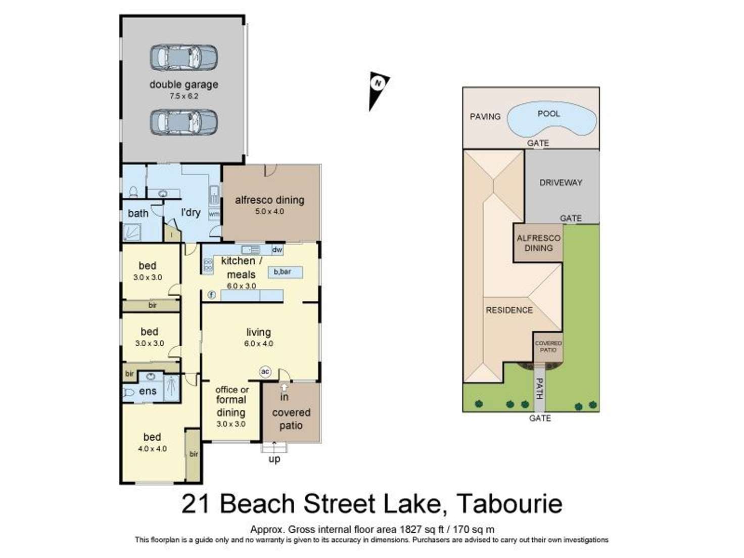 Floorplan of Homely house listing, 21 Beach Street, Lake Tabourie NSW 2539