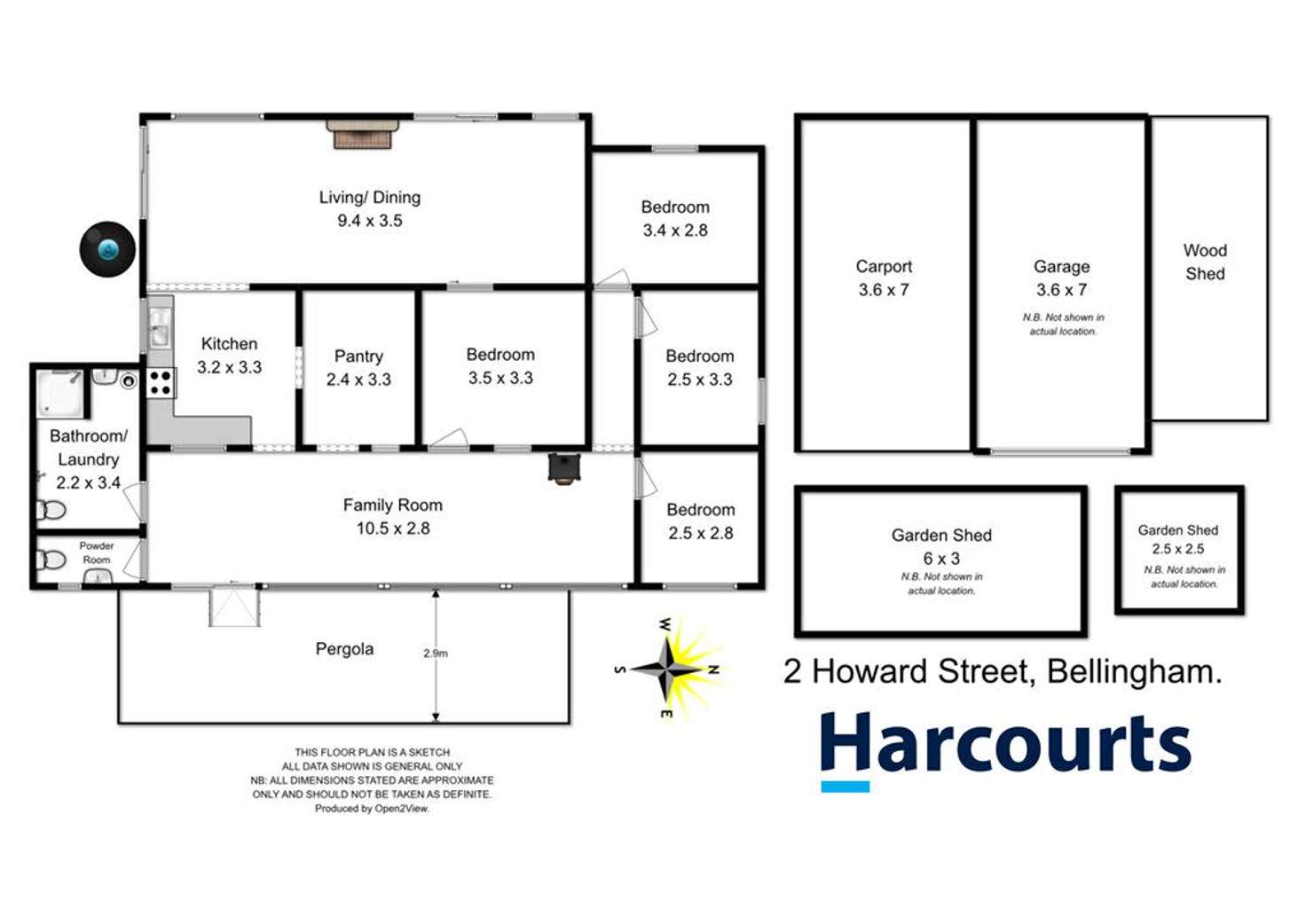 Floorplan of Homely house listing, 2 Howard Street, Bellingham TAS 7254