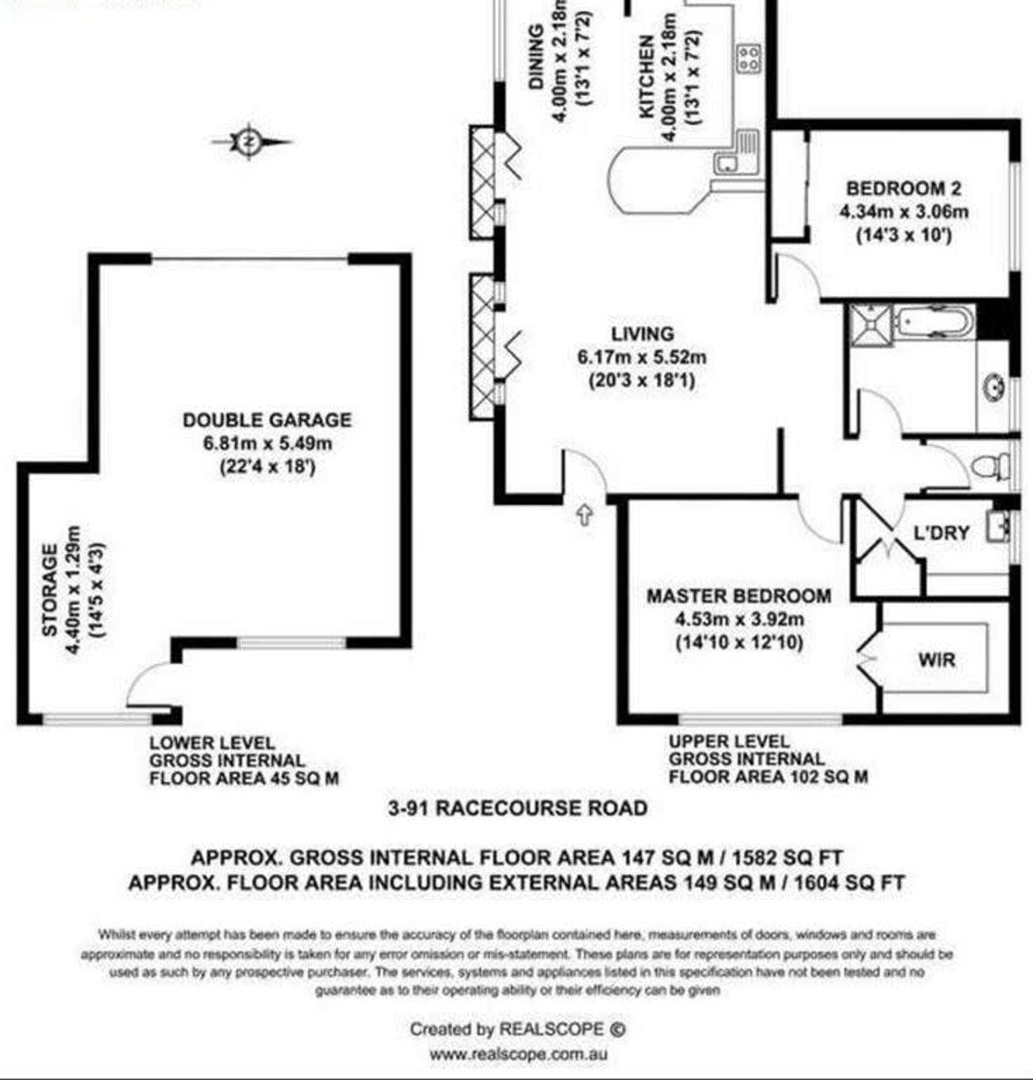 Floorplan of Homely unit listing, 3/91 Racecourse Road, Ascot QLD 4007