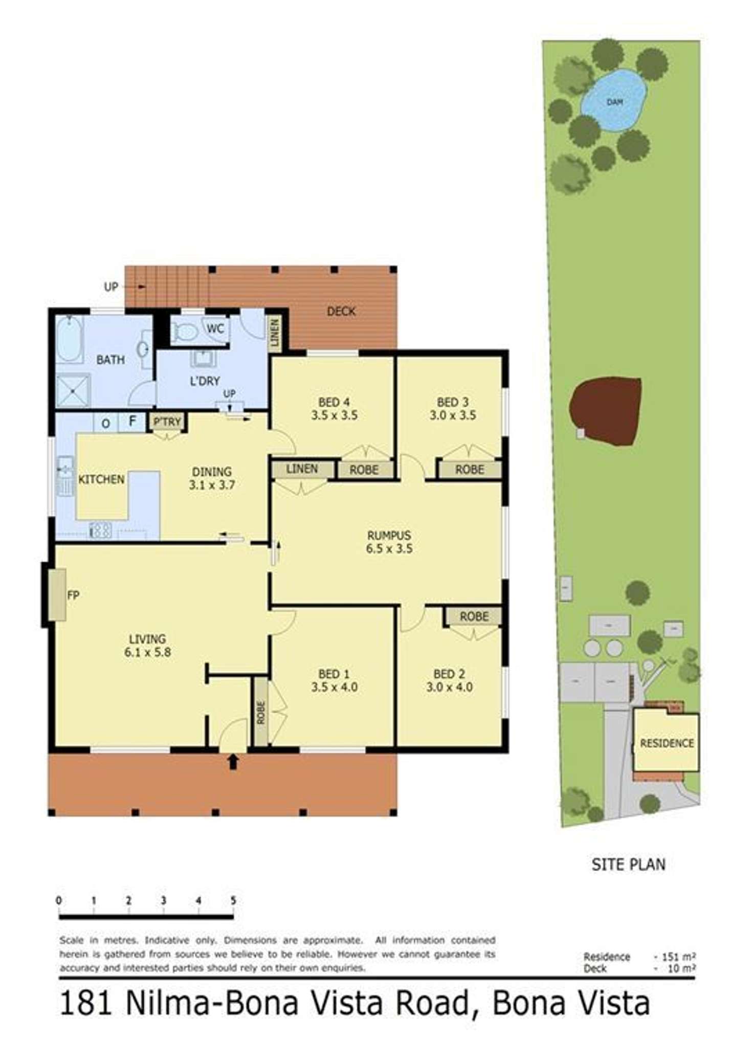 Floorplan of Homely house listing, 181 Nilma Bona Vista Road, Bona Vista VIC 3820
