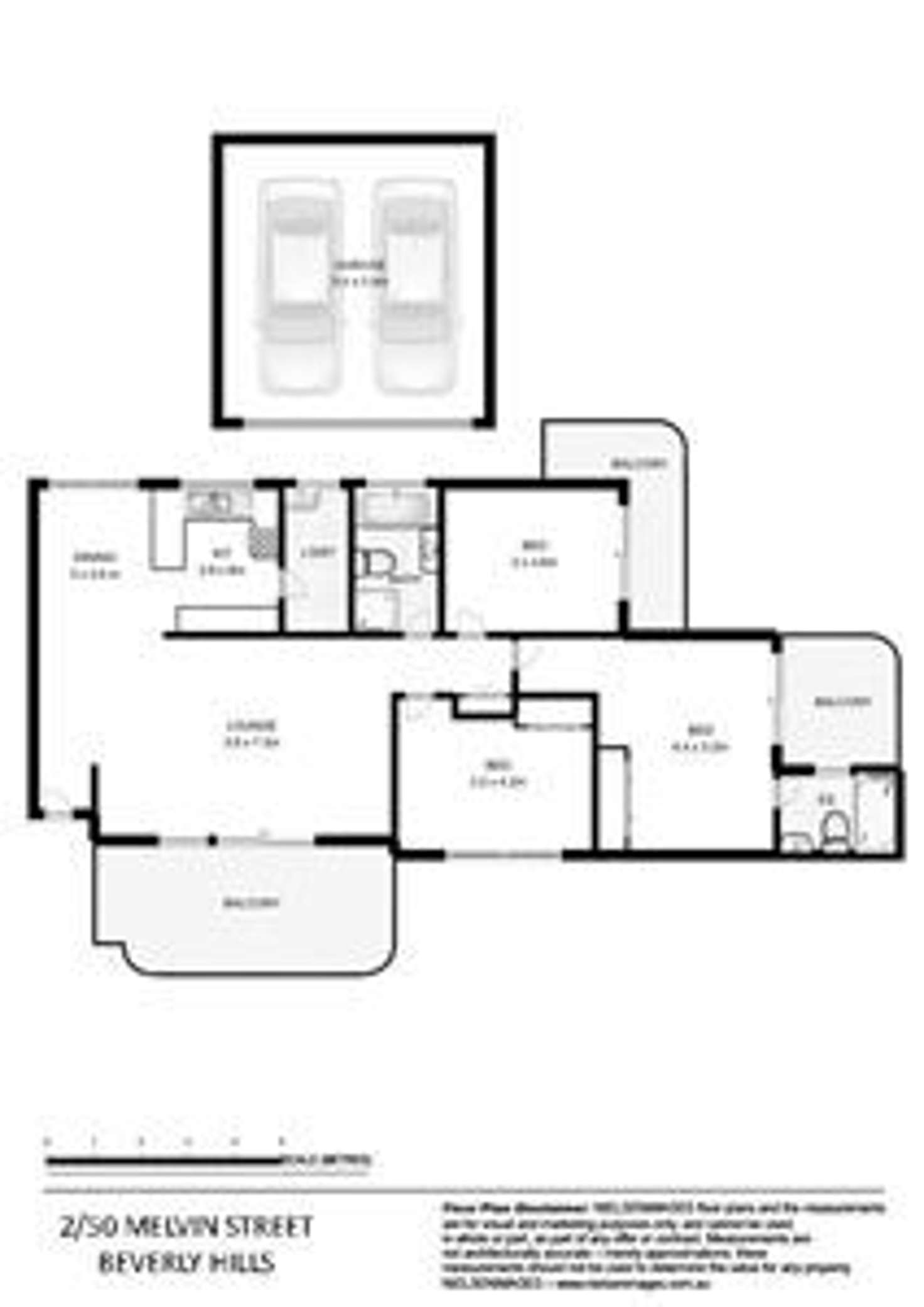 Floorplan of Homely unit listing, 2/50 Melvin Street, Beverly Hills NSW 2209