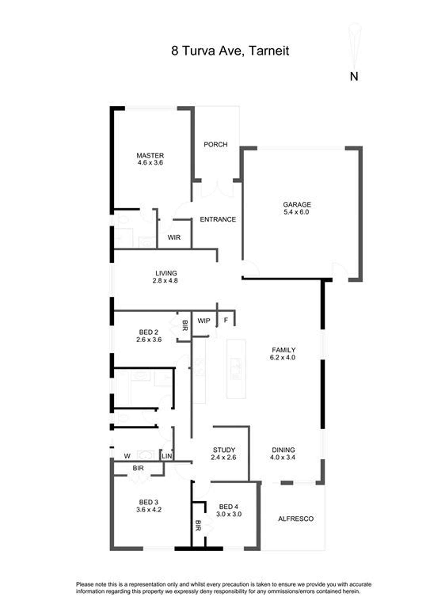 Floorplan of Homely house listing, 8 Turva Avenue, Tarneit VIC 3029