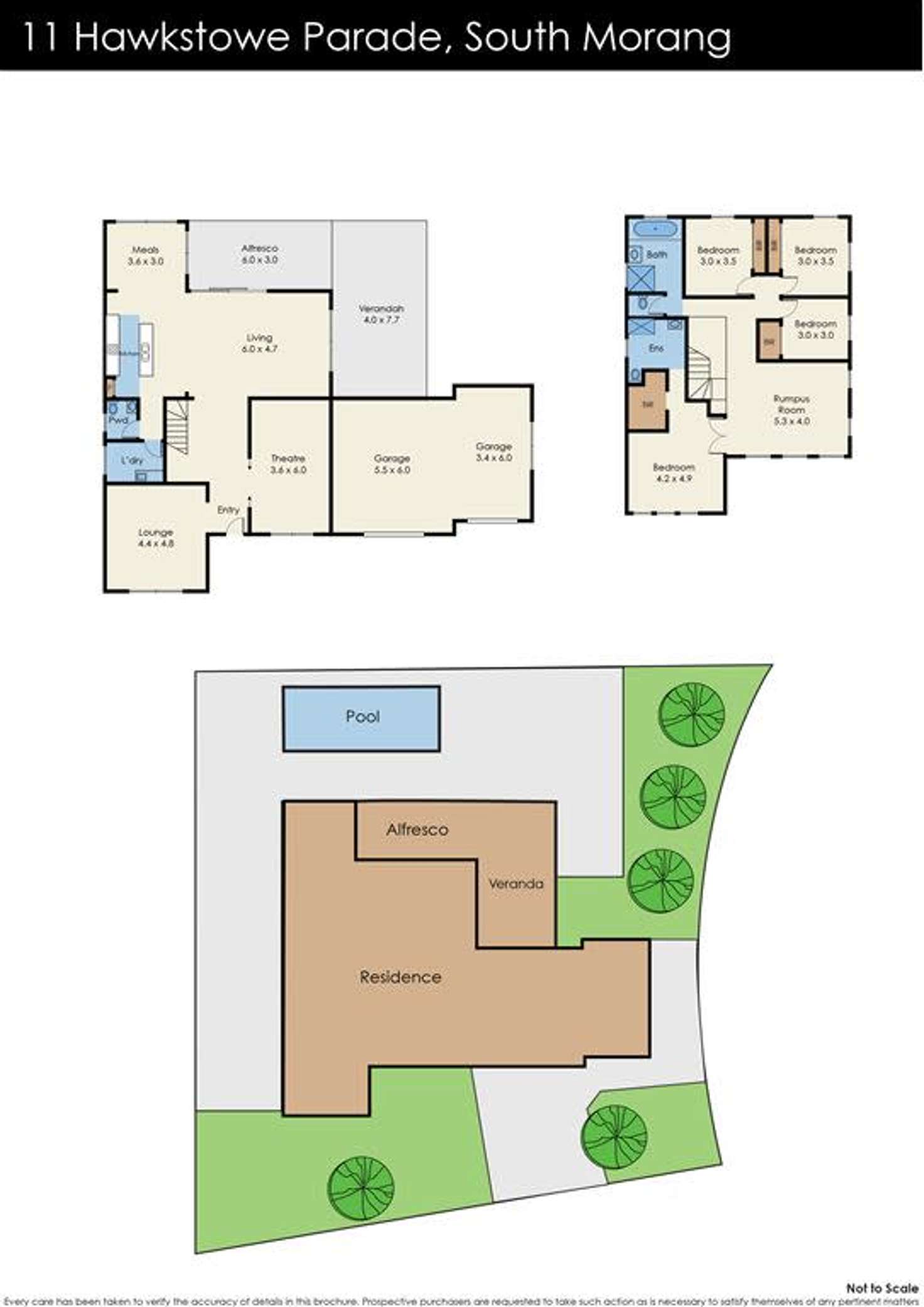 Floorplan of Homely house listing, 11 Hawkstowe Parade, South Morang VIC 3752