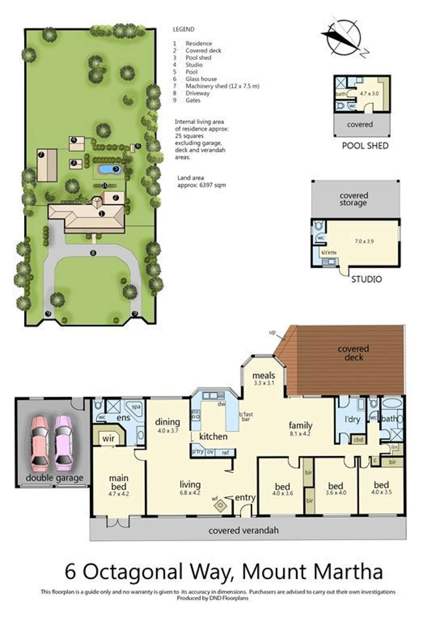 Floorplan of Homely house listing, 6 Octagonal Way, Mount Martha VIC 3934