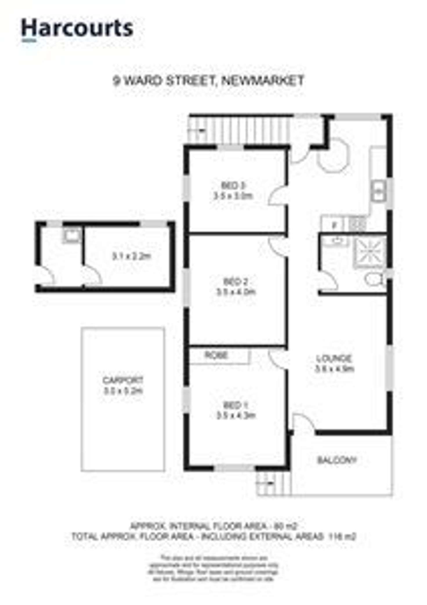 Floorplan of Homely house listing, 9 Ward Street, Newmarket QLD 4051