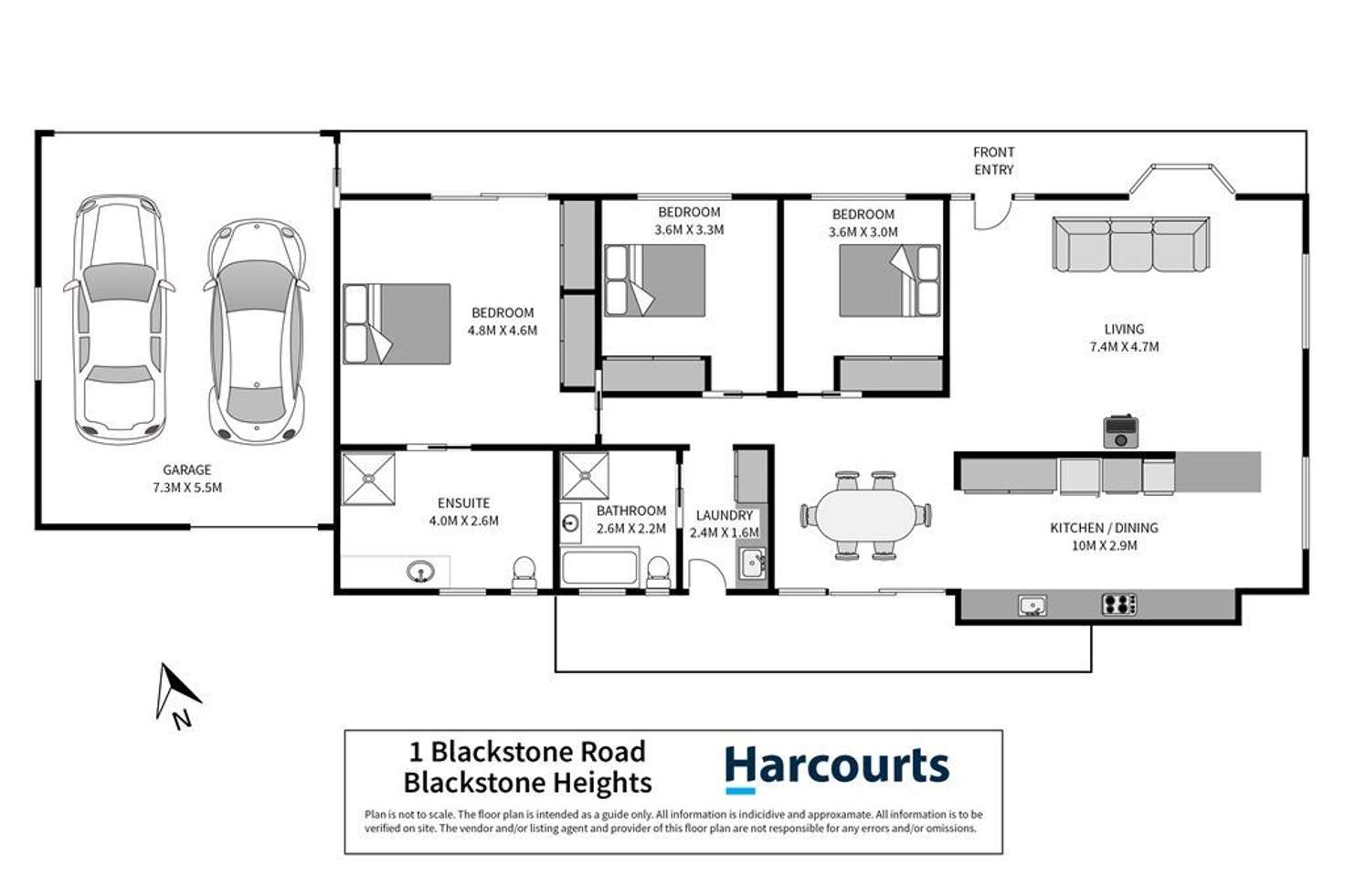 Floorplan of Homely house listing, 1 Blackstone Road, Blackstone Heights TAS 7250