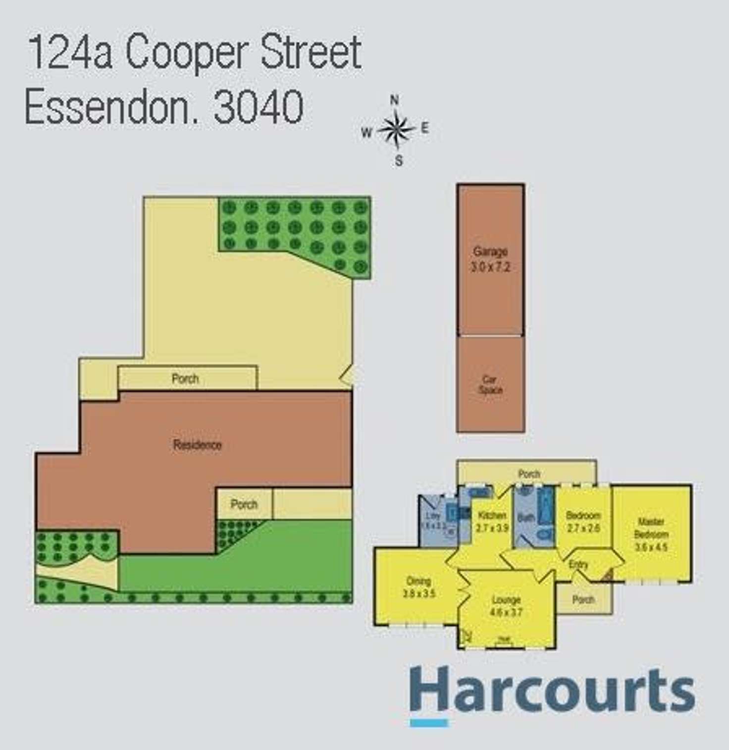 Floorplan of Homely house listing, 124a Cooper Street (enter via Market St), Essendon VIC 3040