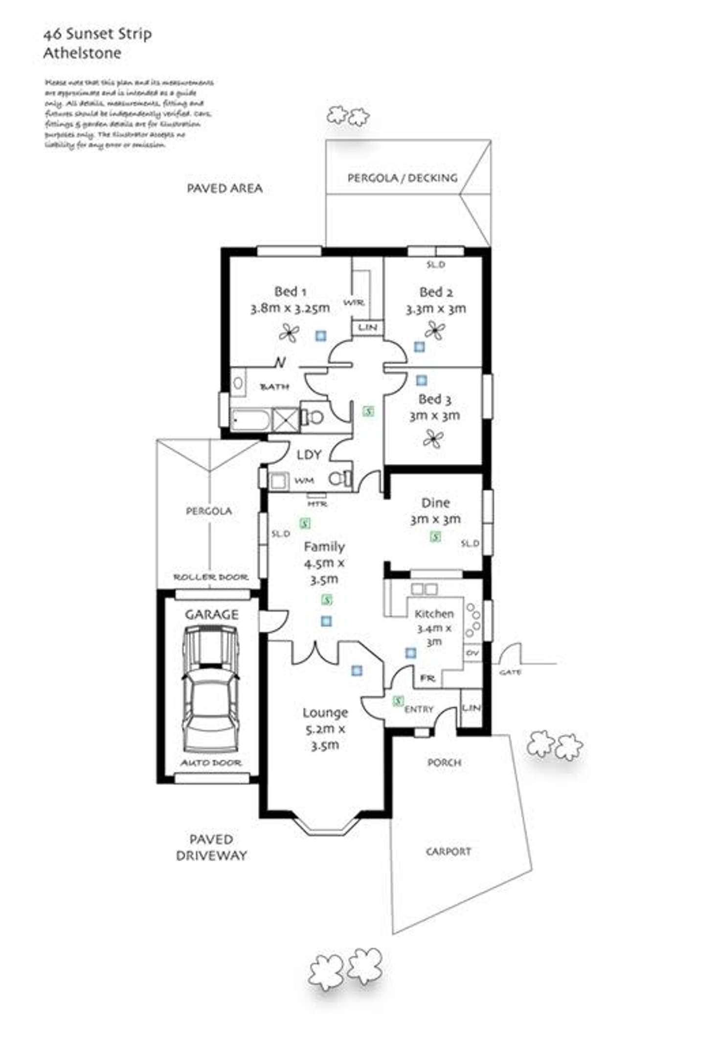 Floorplan of Homely house listing, 46 Sunset Strip, Athelstone SA 5076