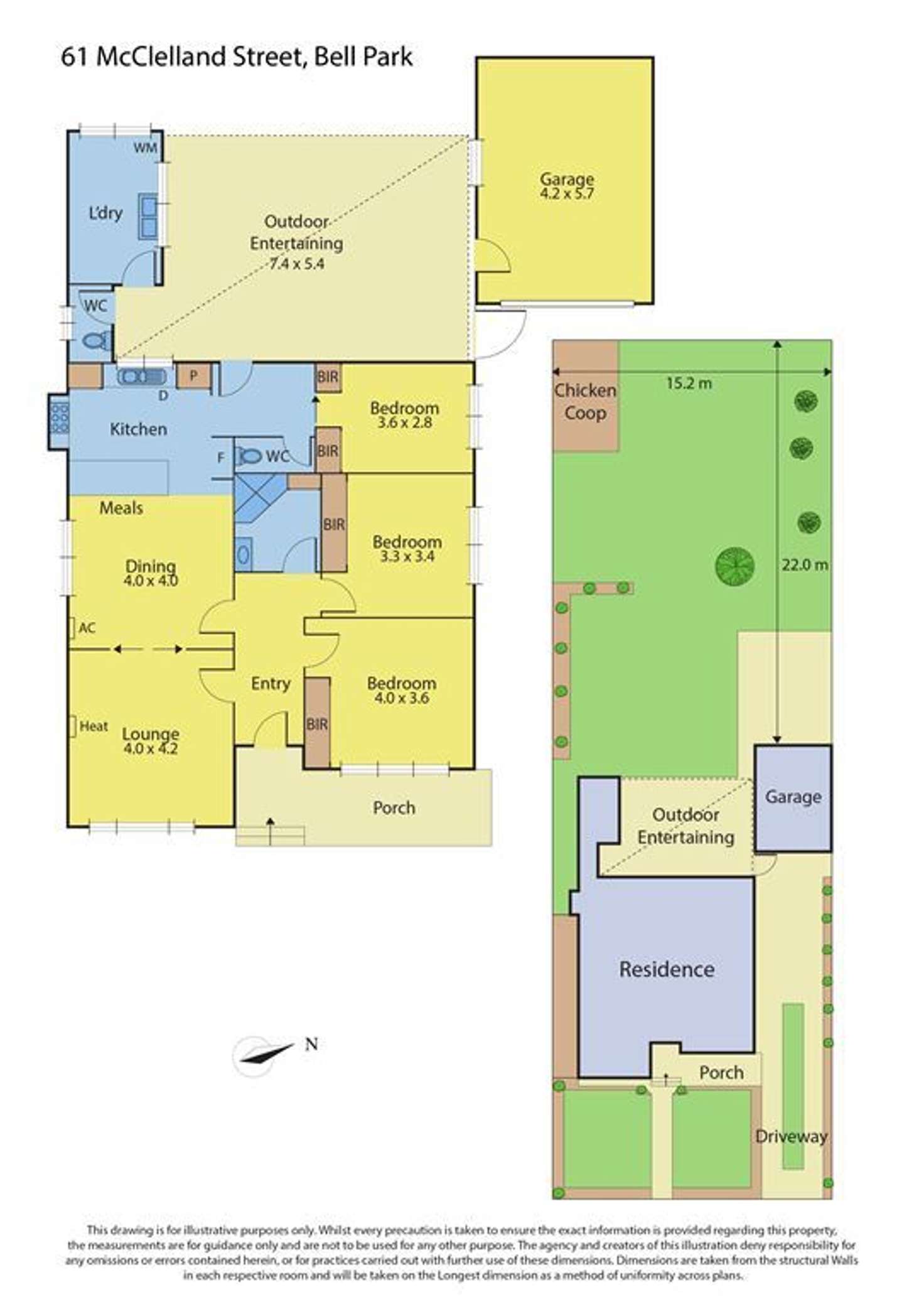 Floorplan of Homely house listing, 61 McClelland Street, Bell Park VIC 3215