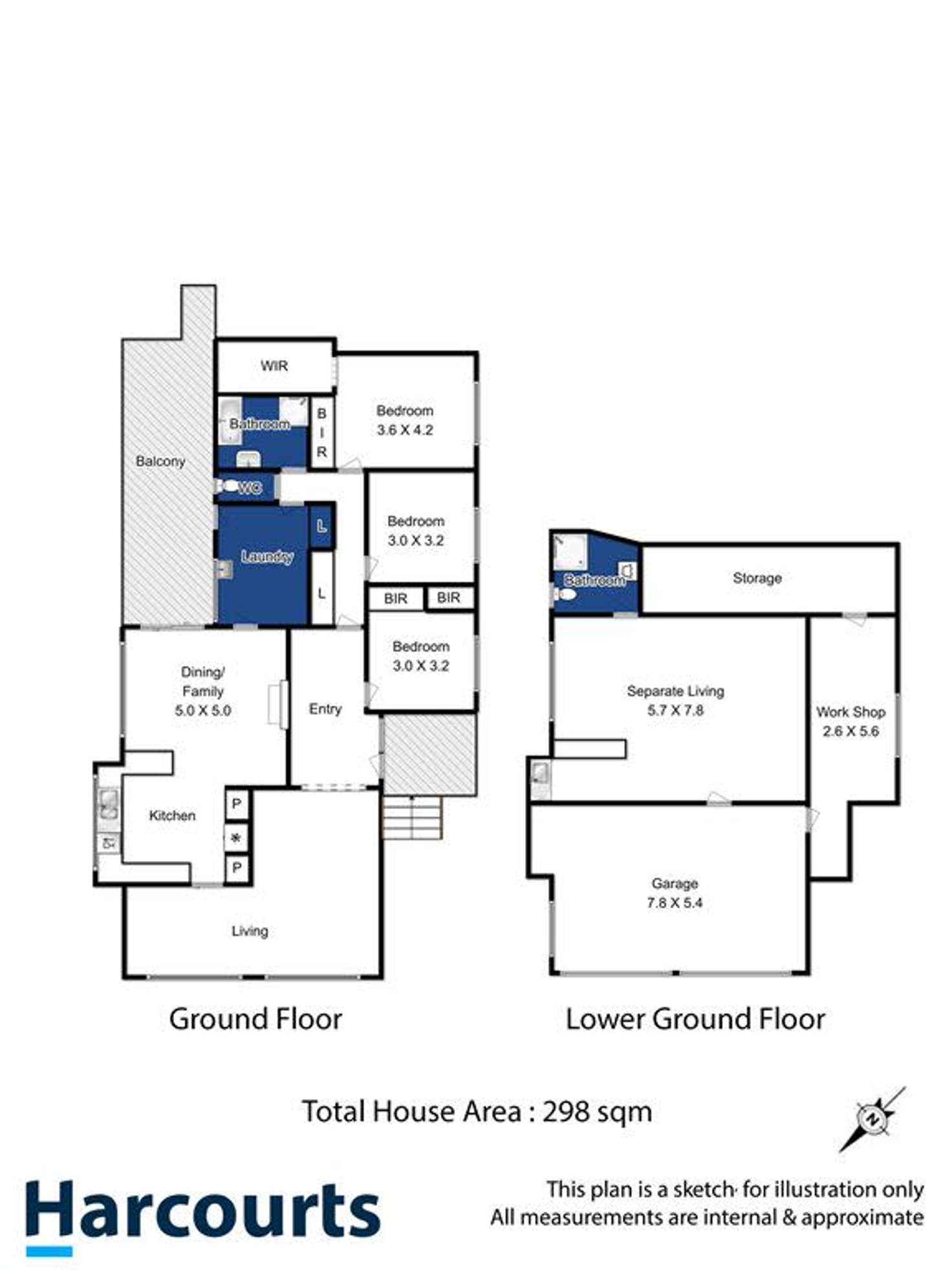 Floorplan of Homely house listing, 142 Wells Parade, Blackmans Bay TAS 7052