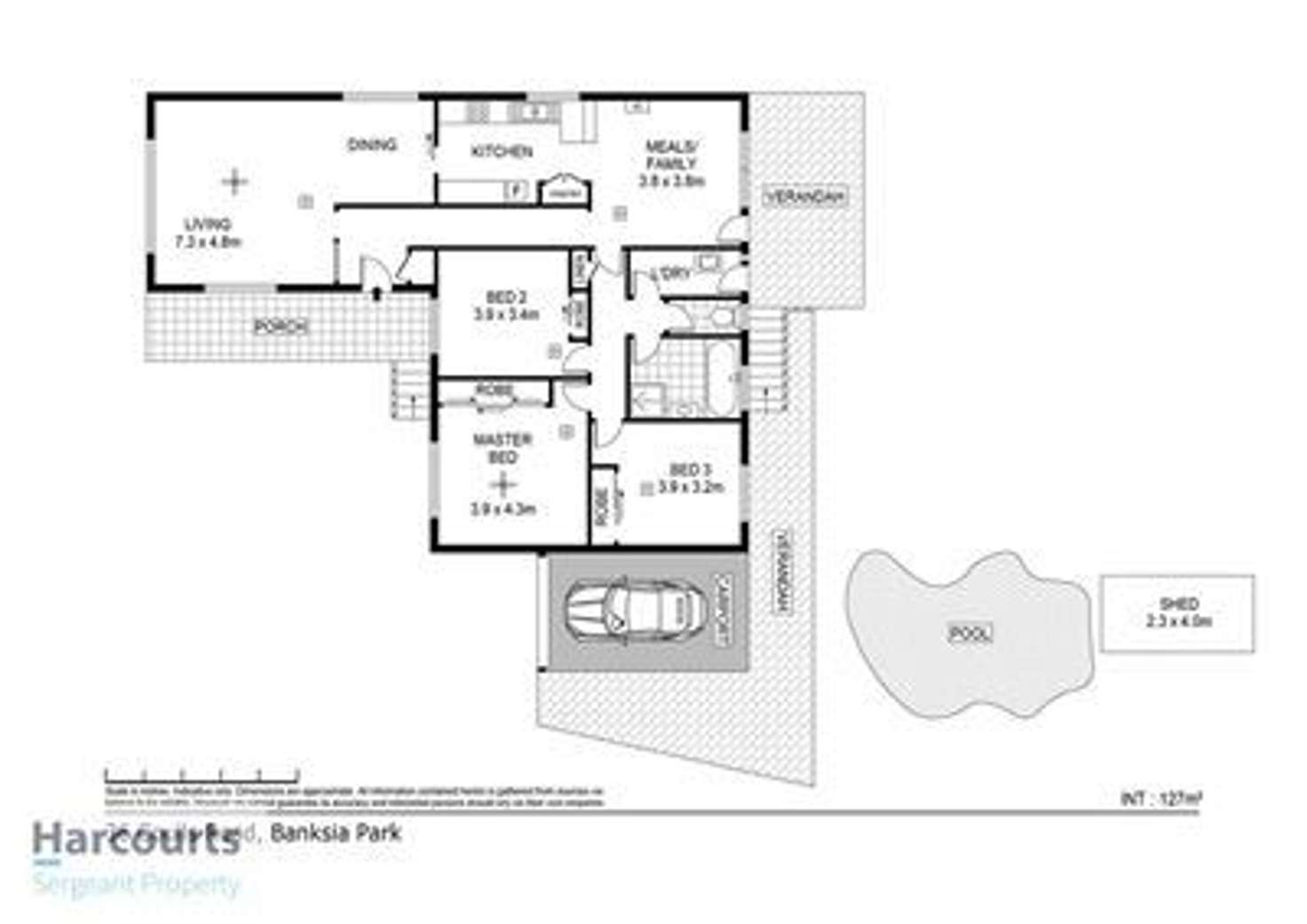 Floorplan of Homely house listing, 36 Coulls Rd, Banksia Park SA 5091