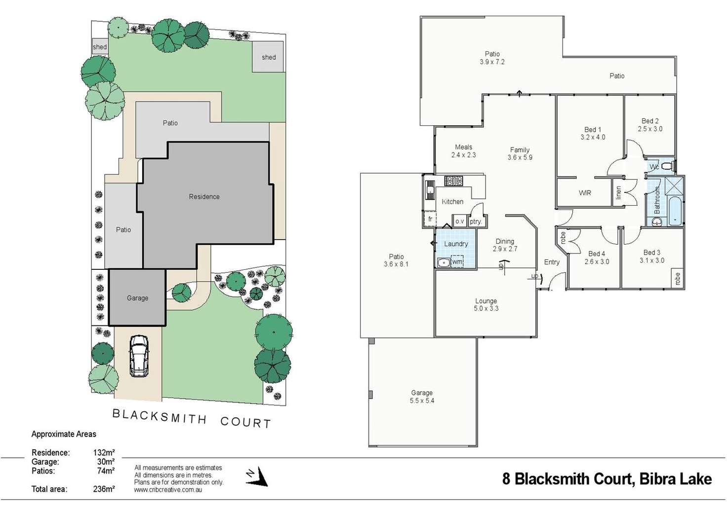 Floorplan of Homely house listing, 8 Blacksmith Court, Bibra Lake WA 6163