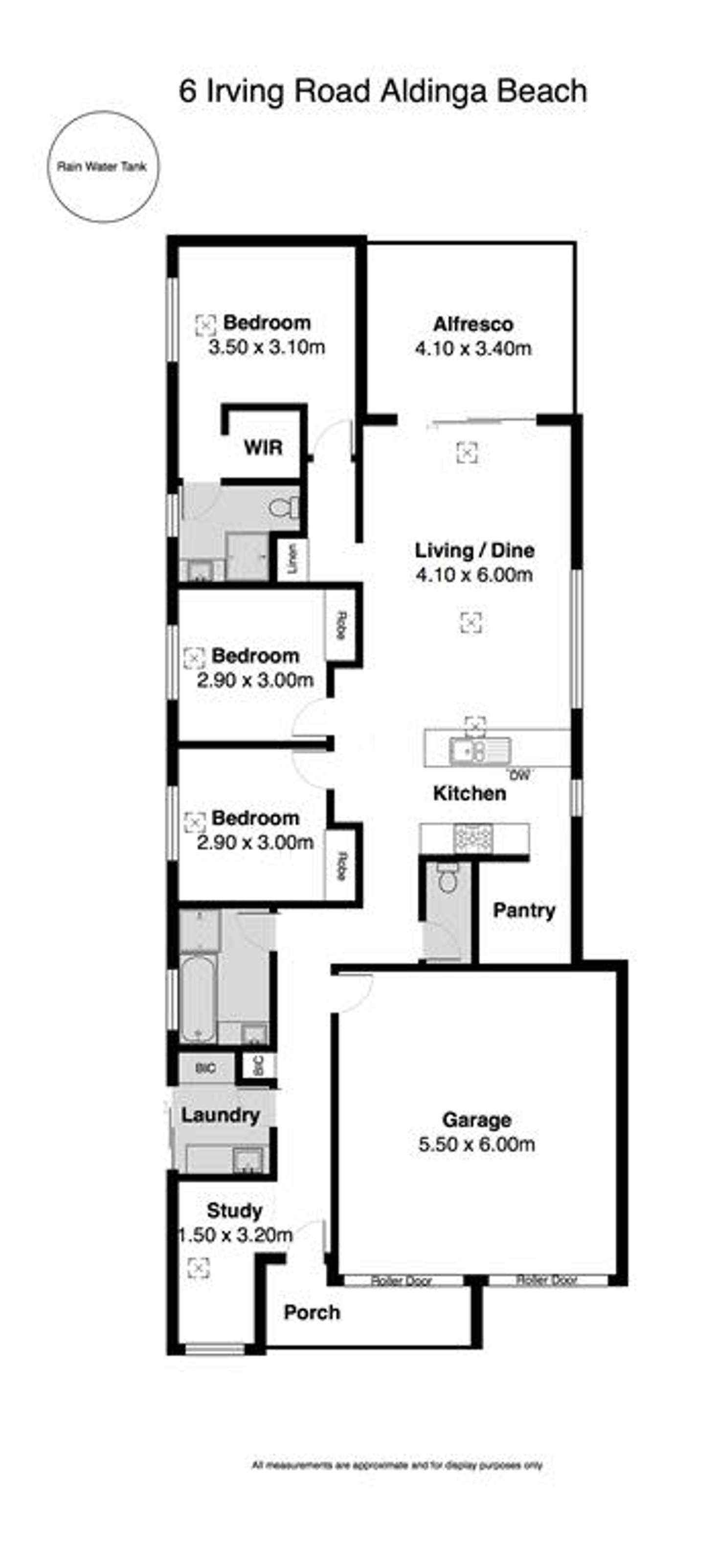 Floorplan of Homely house listing, 6A Irving Road, Aldinga Beach SA 5173