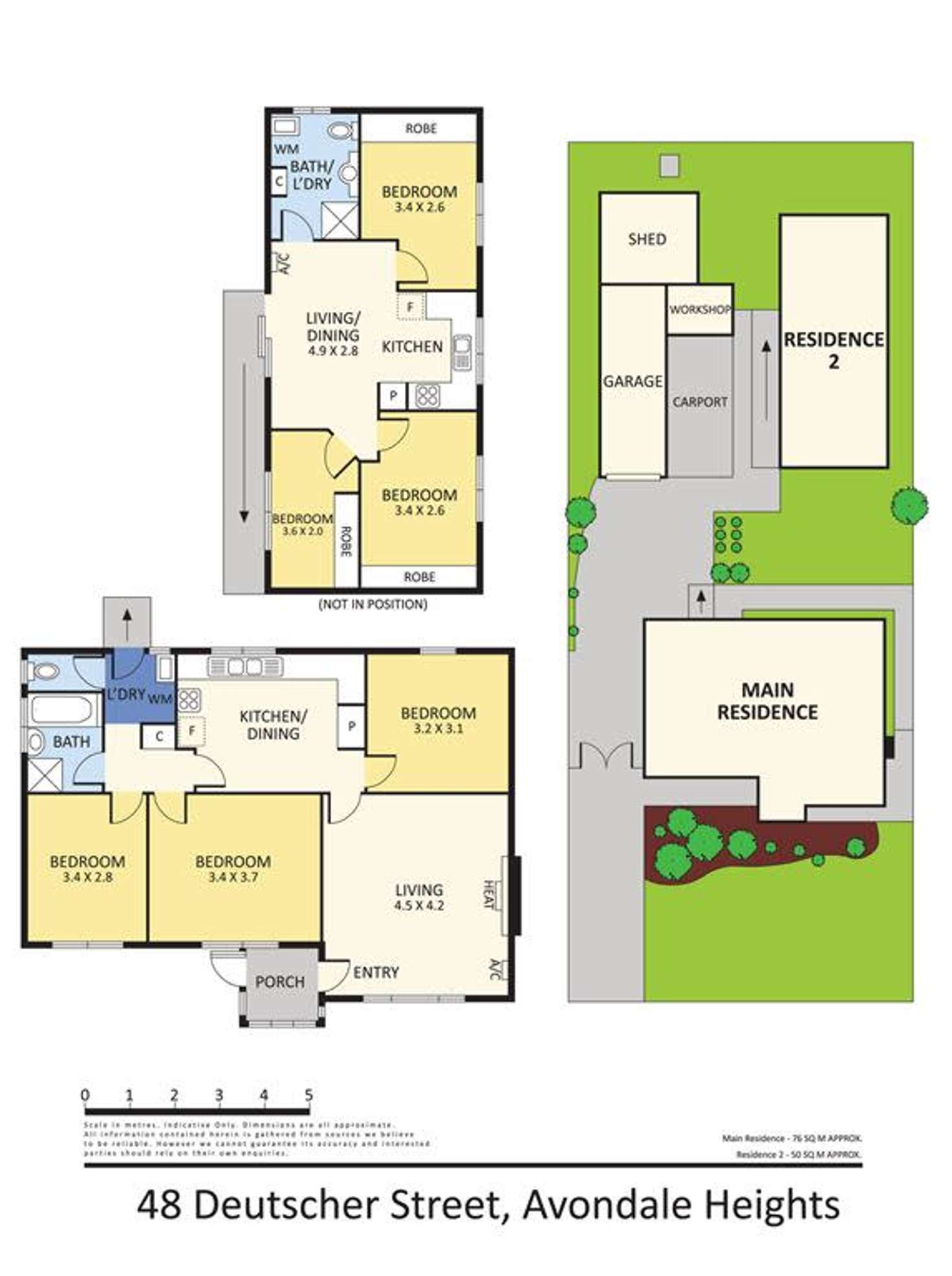Floorplan of Homely house listing, 48 Deutscher Street, Avondale Heights VIC 3034