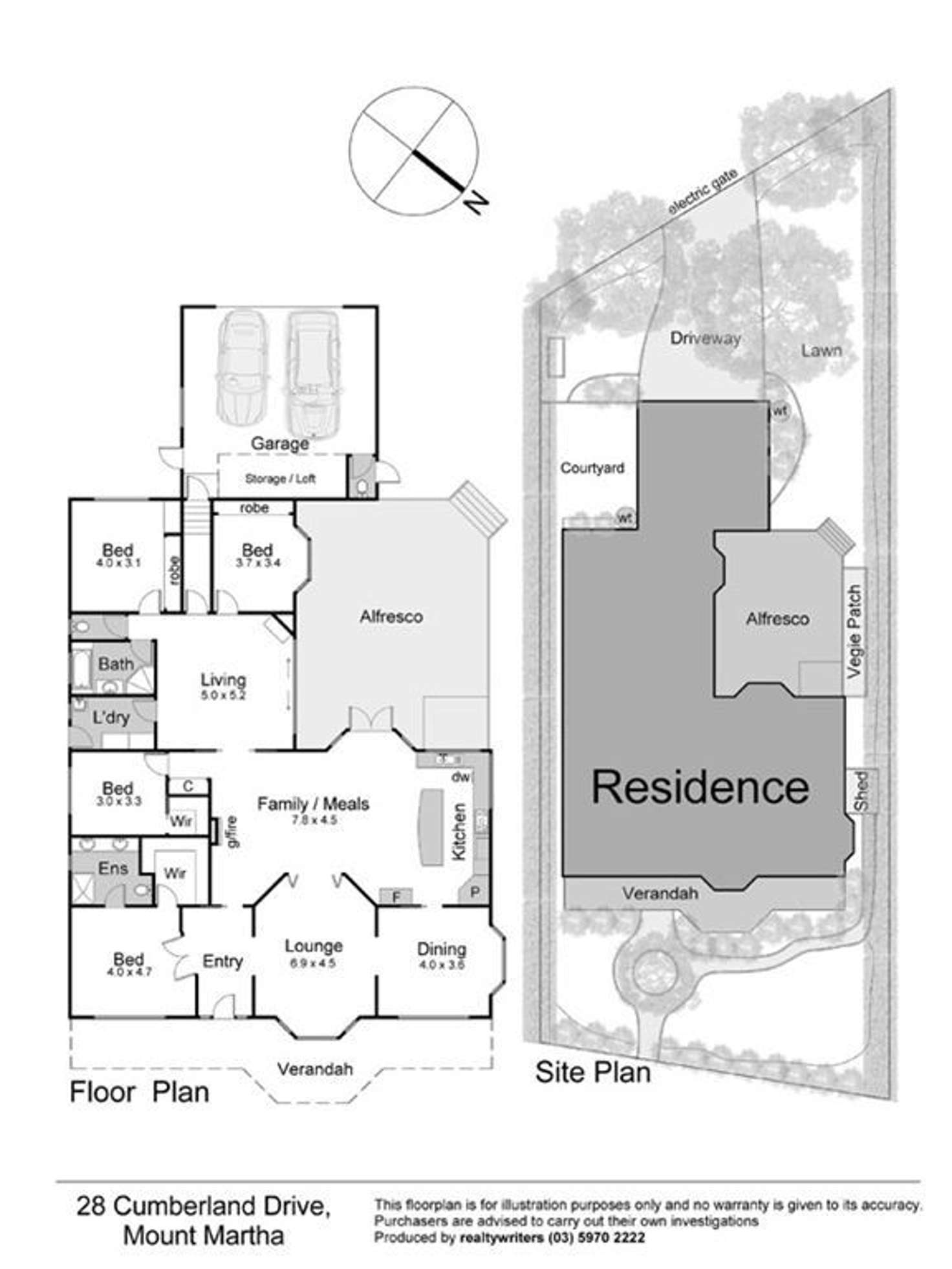 Floorplan of Homely house listing, 28 Cumberland Drive, Mount Martha VIC 3934