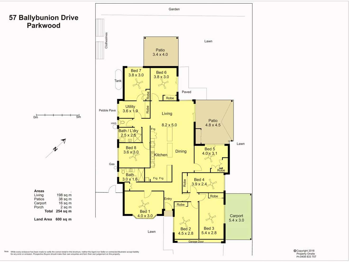 Floorplan of Homely house listing, 57 Ballybunion Drive, Parkwood QLD 4214