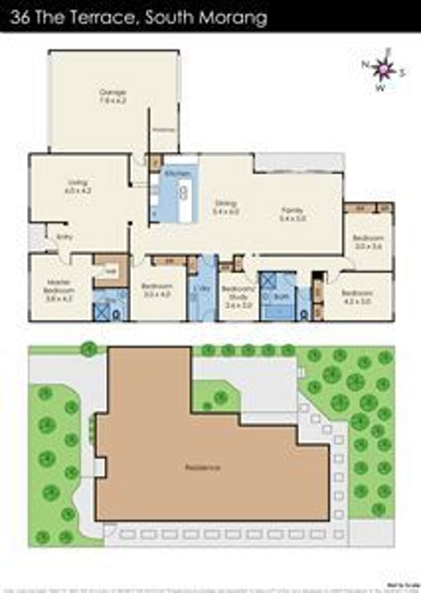 Floorplan of Homely house listing, 36 The Terrace, South Morang VIC 3752