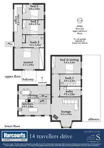 Floorplan of Homely house listing, 14 Travellers Drive, Travellers Rest TAS
