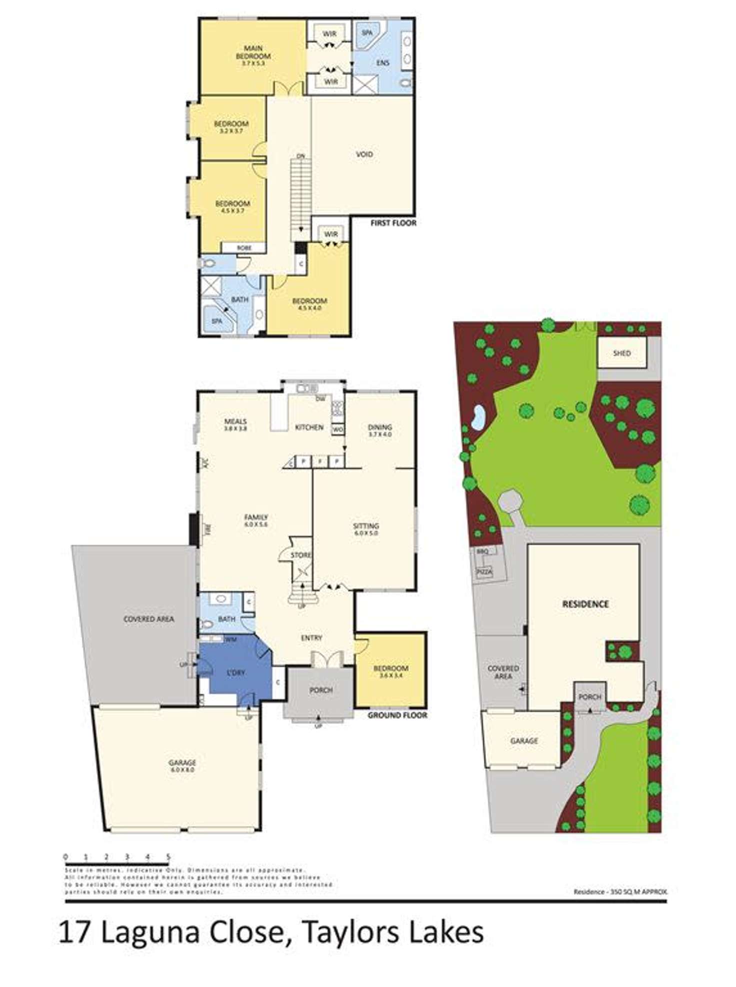 Floorplan of Homely house listing, 17 Laguna Close, Taylors Lakes VIC 3038