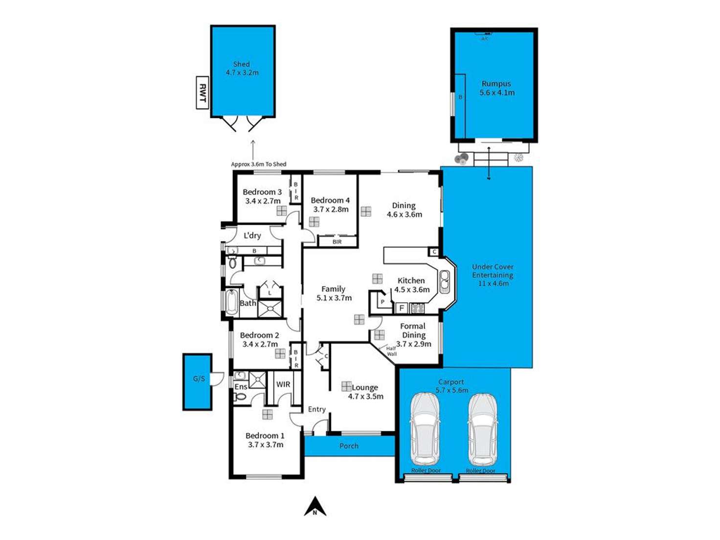 Floorplan of Homely house listing, 17 Spring Park Circuit, Aberfoyle Park SA 5159