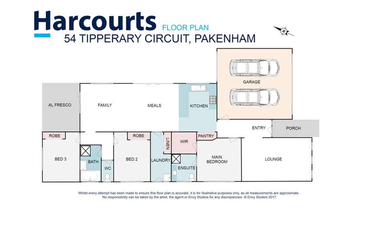 Floorplan of Homely house listing, 54 Tipperary Circuit, Pakenham VIC 3810