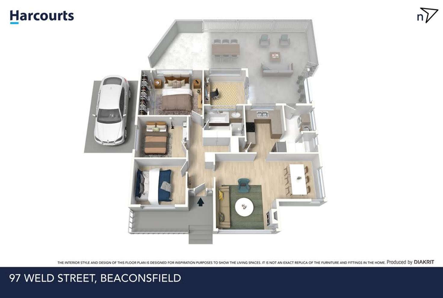 Floorplan of Homely house listing, 97 Weld Street, Beaconsfield TAS 7270