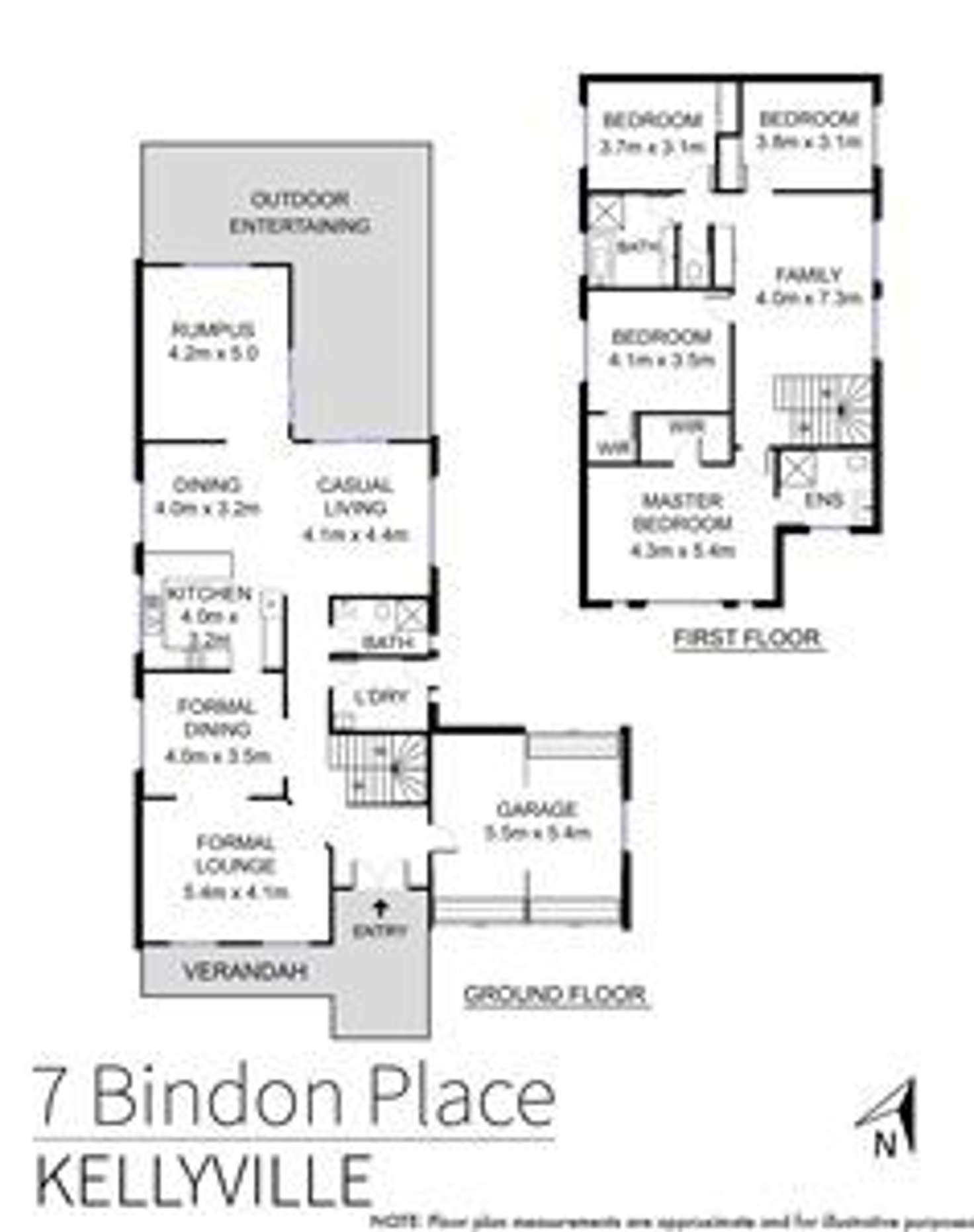 Floorplan of Homely house listing, 7 Bindon Place, Kellyville NSW 2155
