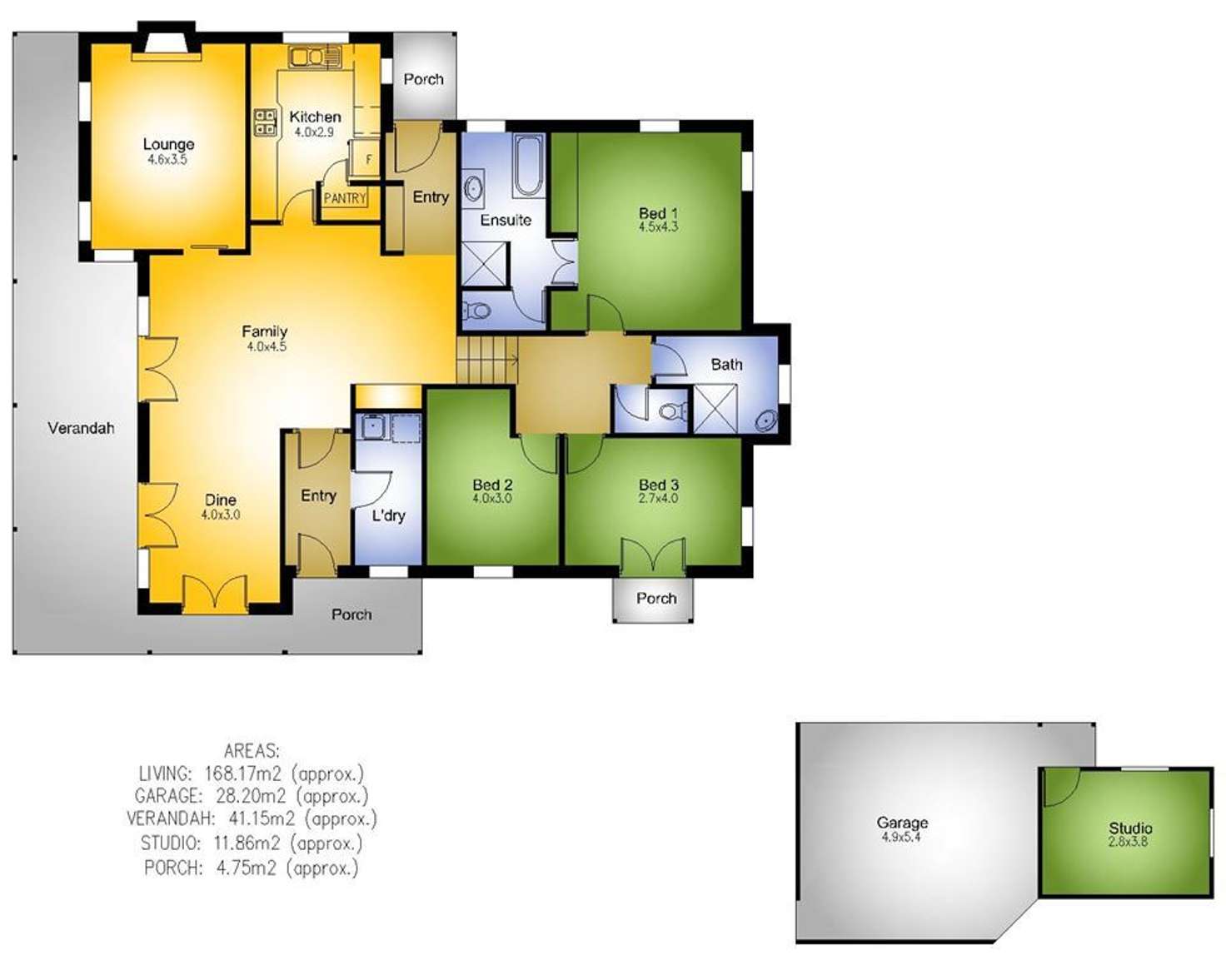 Floorplan of Homely house listing, 11 Surrey Road, Aldgate SA 5154